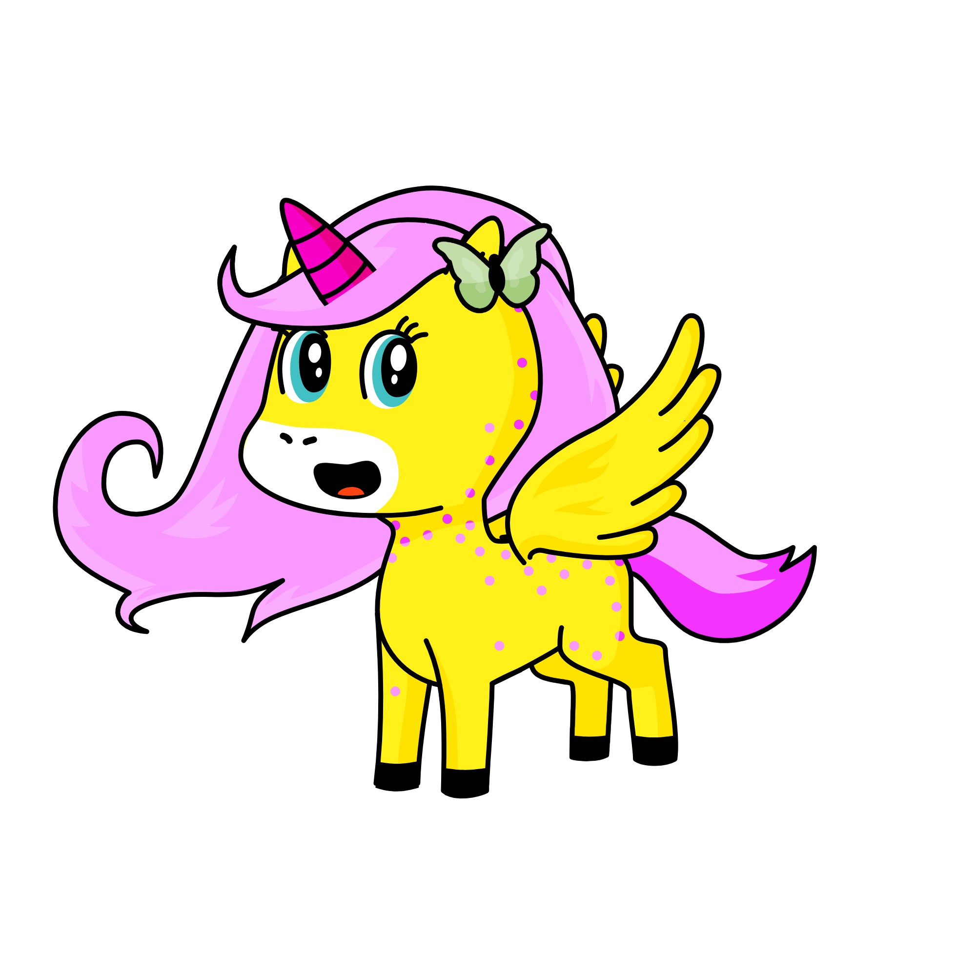 Blossom, the unicorn
