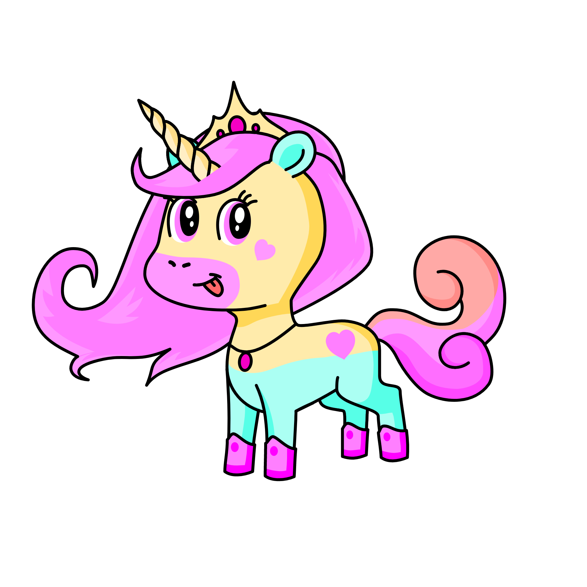 Cakesy, the unicorn