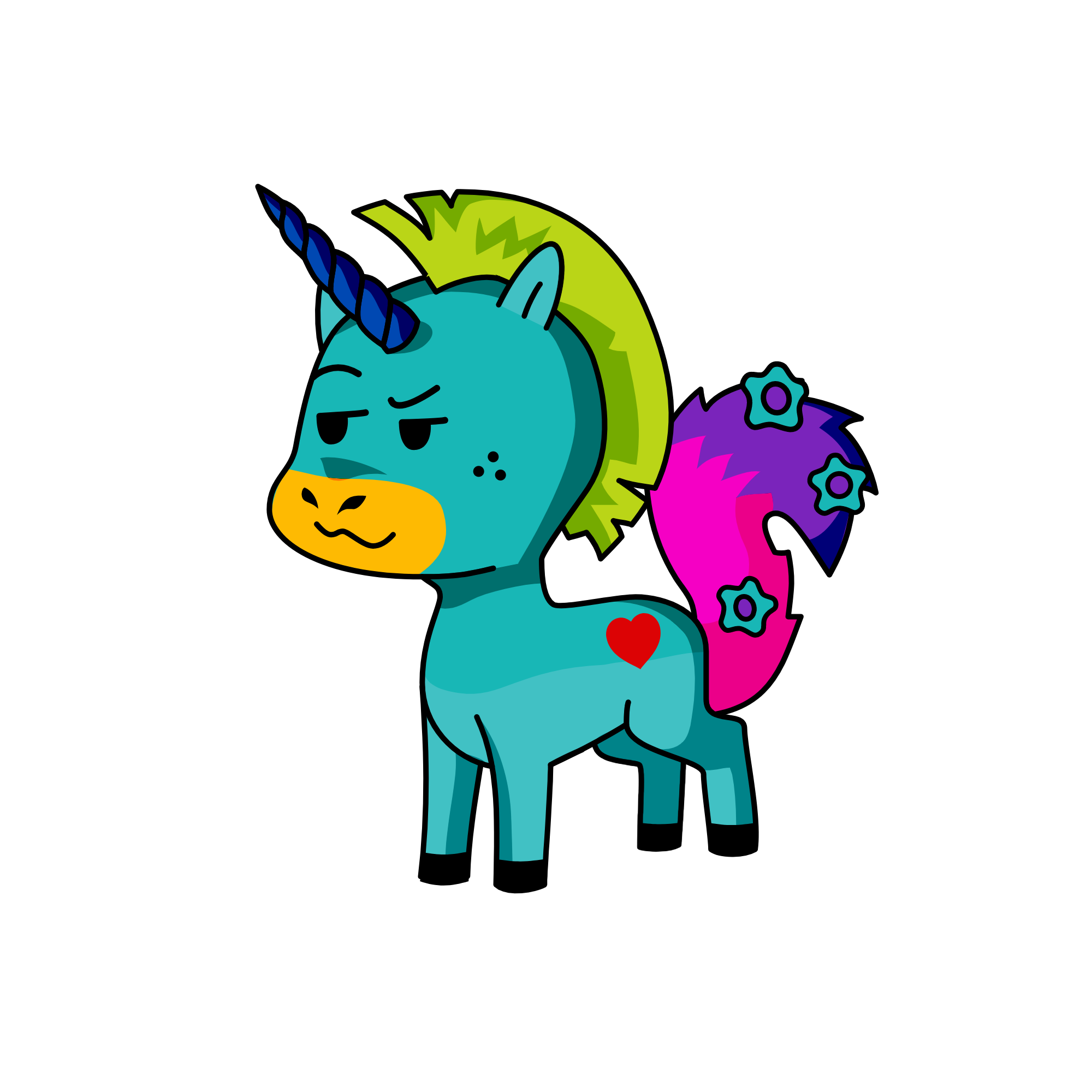 randomly loaded minecraft seed, the unicorn