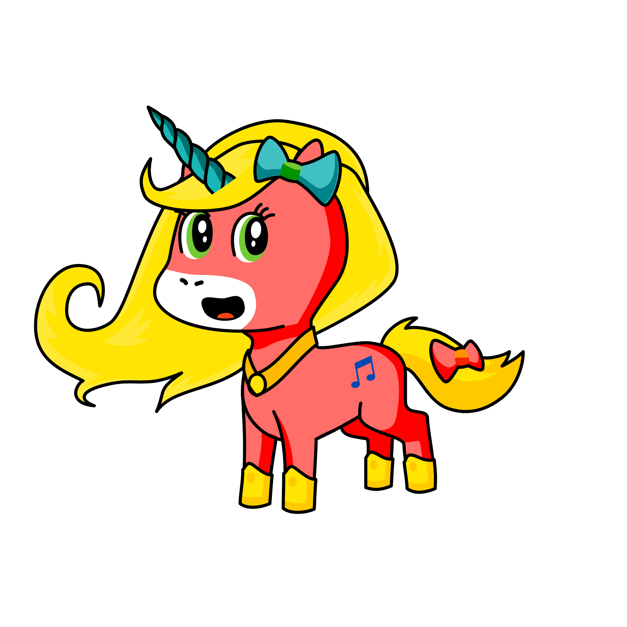 Circus Baby from FNAF, the unicorn