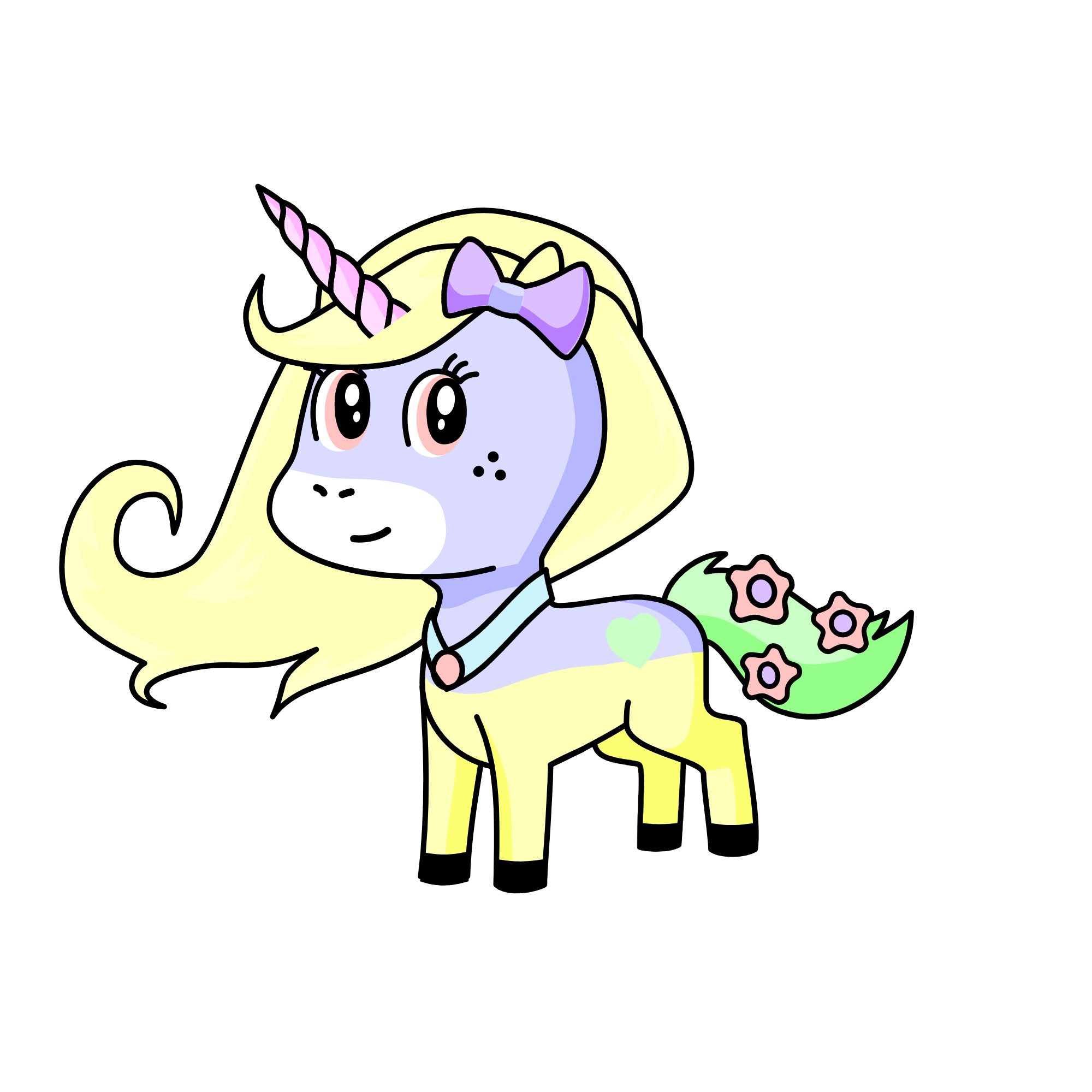 Pastel, the unicorn