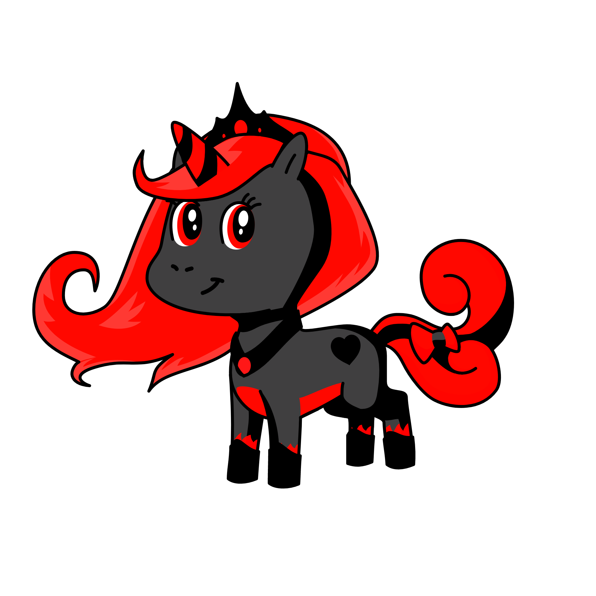 Moody, the unicorn