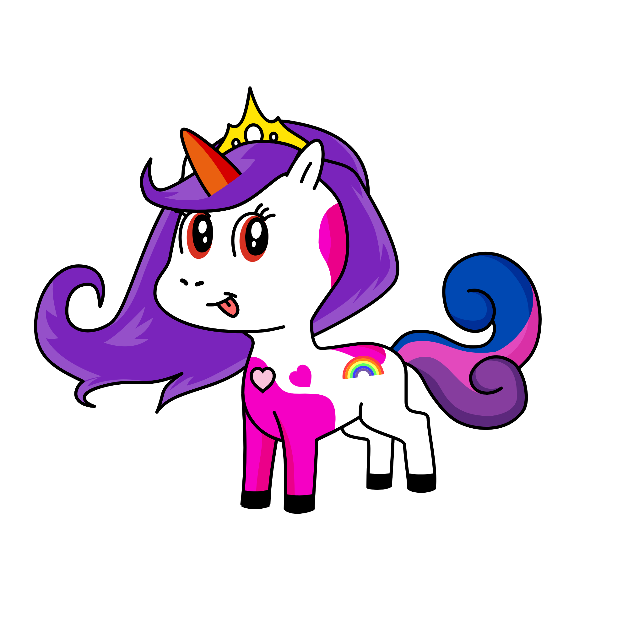 COTTON CANDY, the unicorn