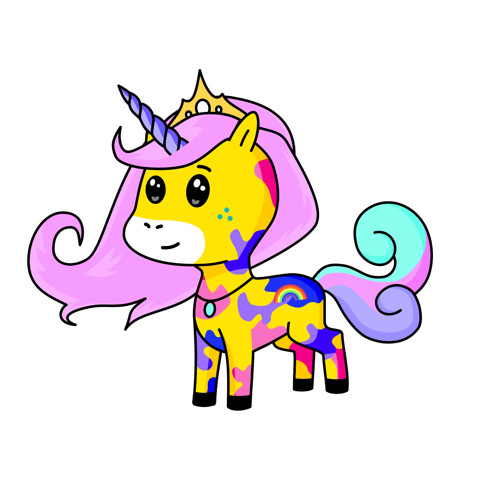 Pretty , the unicorn