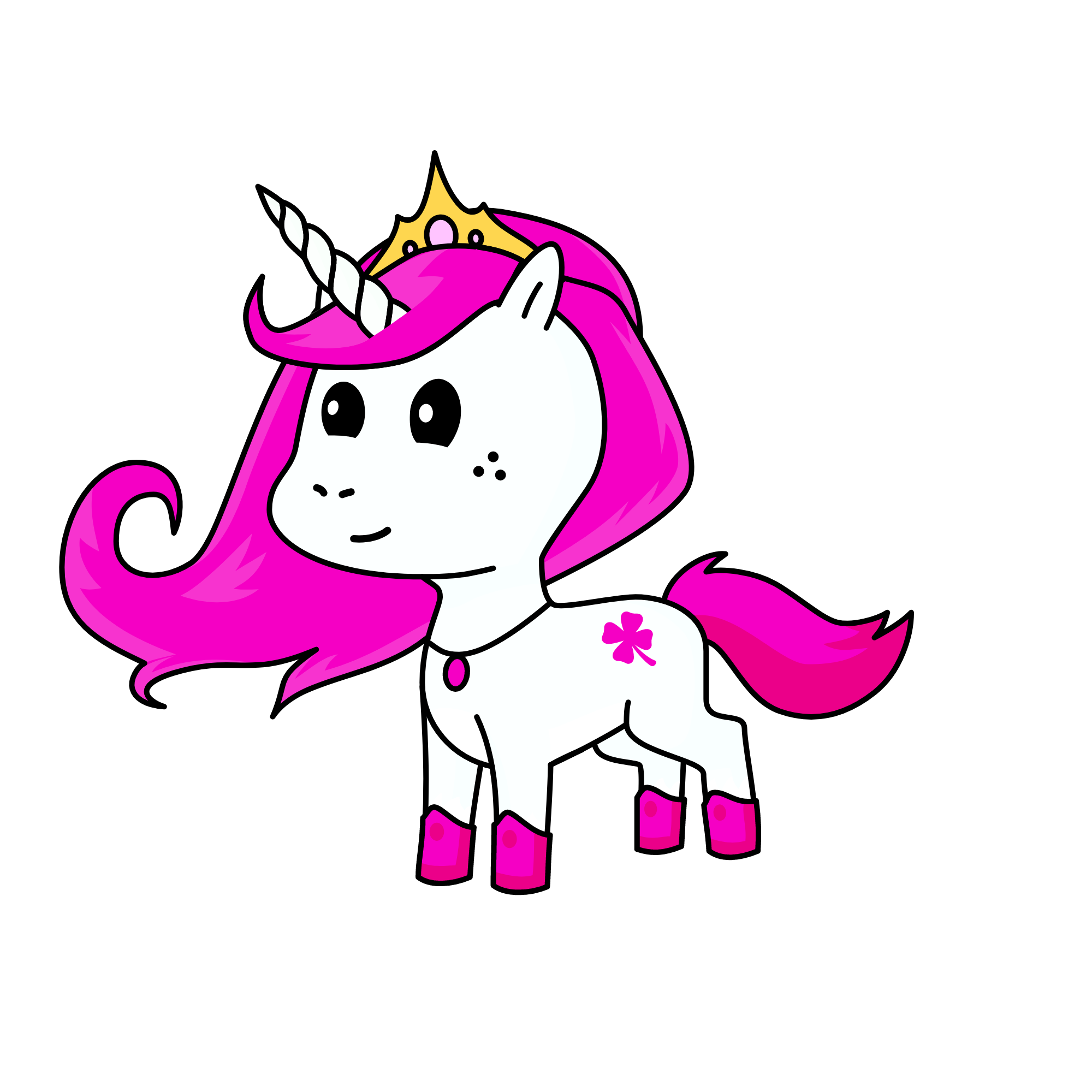 pink priencesse, the unicorn
