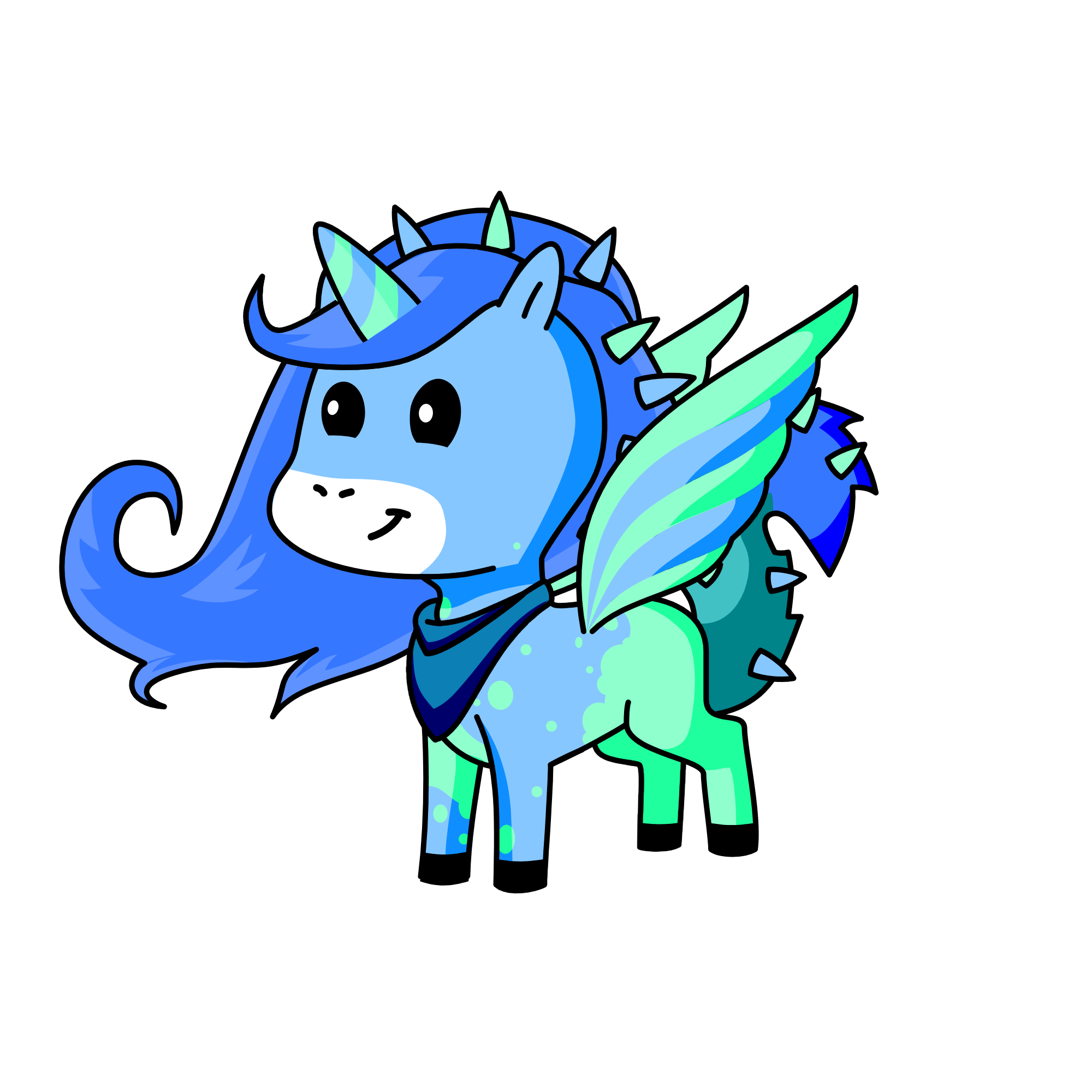 spike, the unicorn