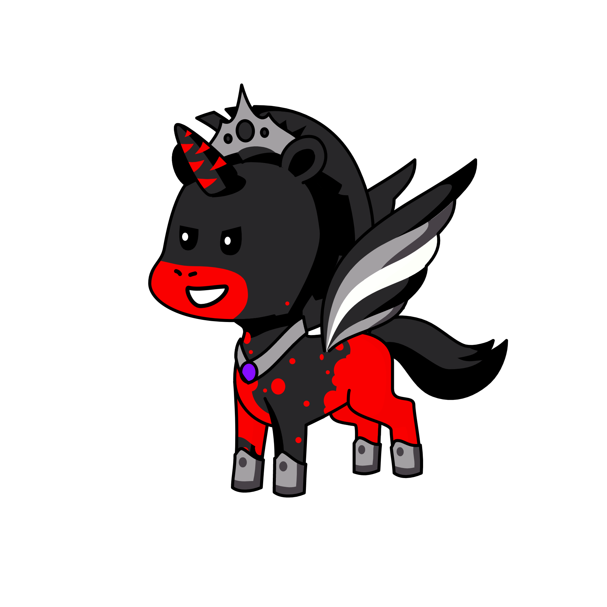 Zac God Of Darkness, the unicorn