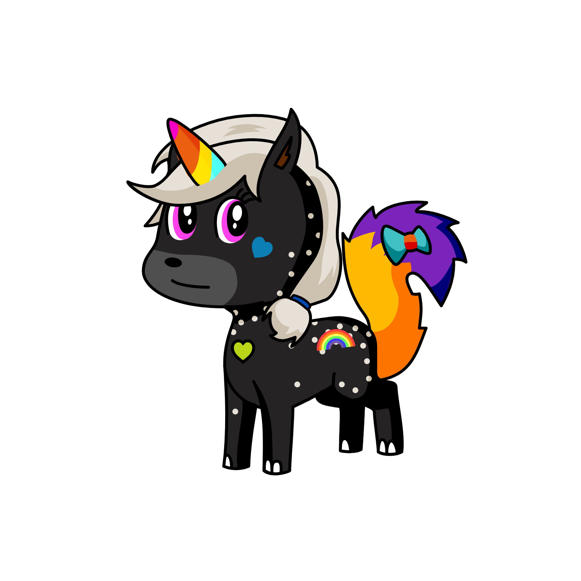 fox, the unicorn