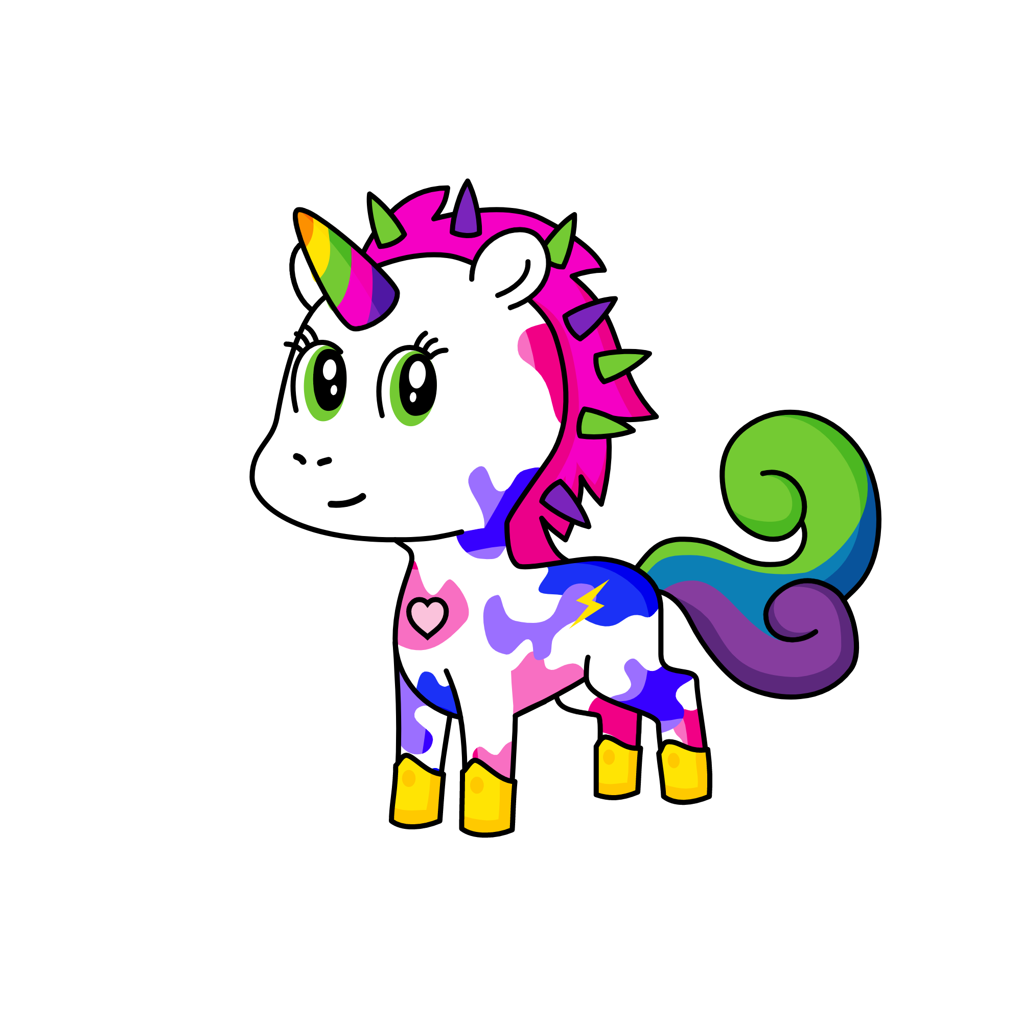 Malla, the unicorn