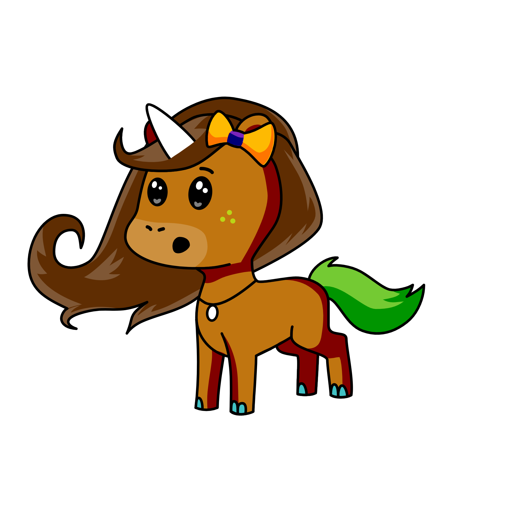 pinki, the unicorn