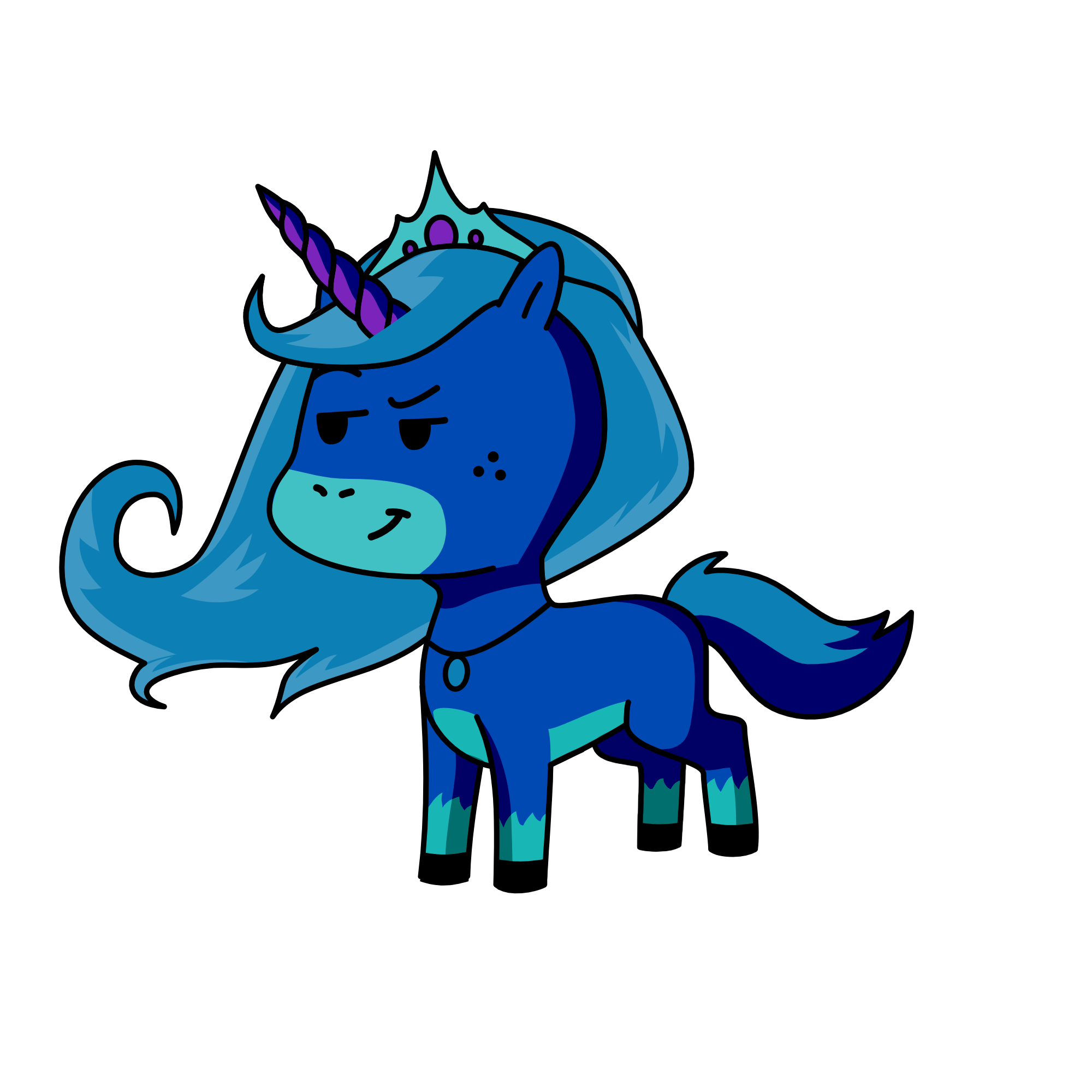 Midnight, the unicorn