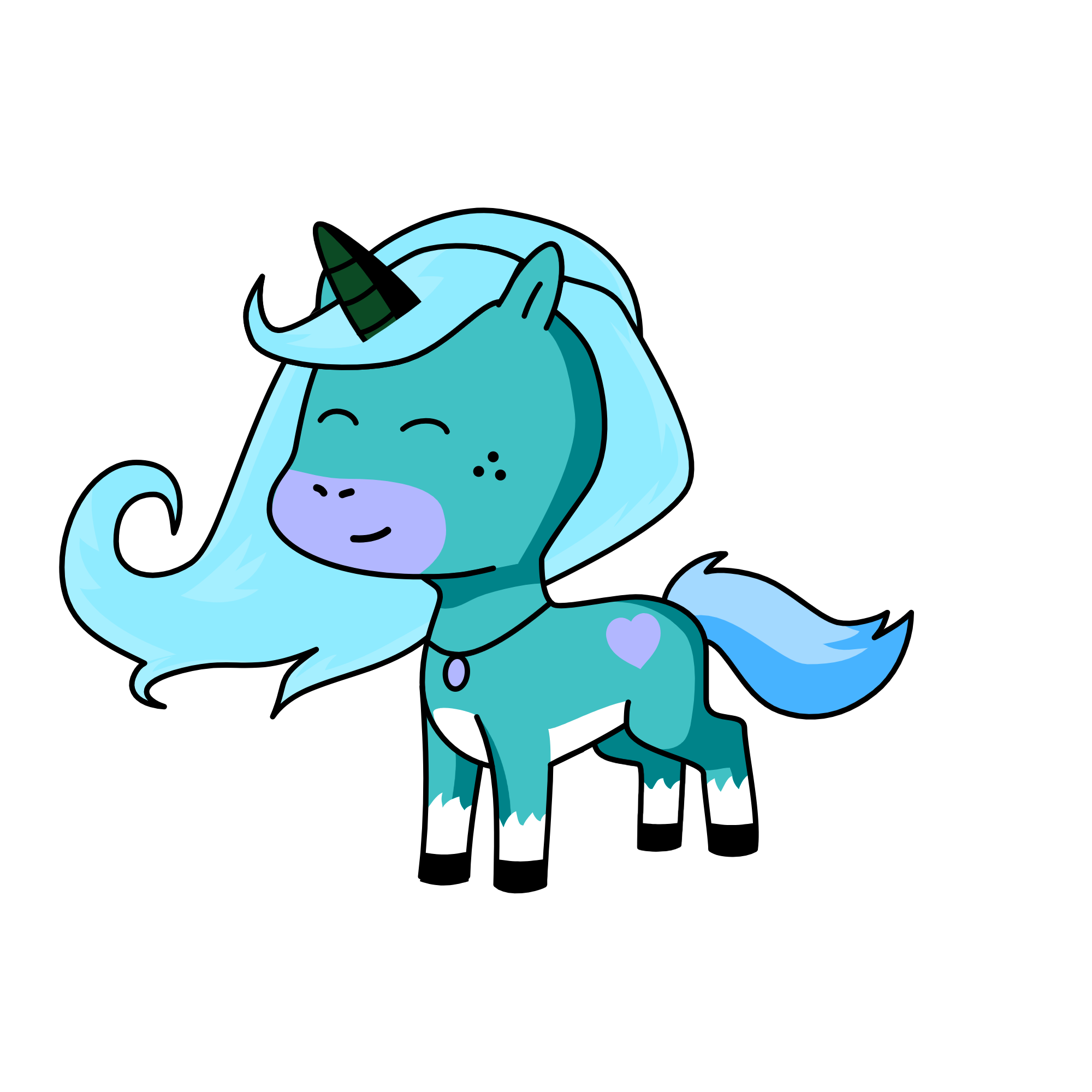 cloud, the unicorn