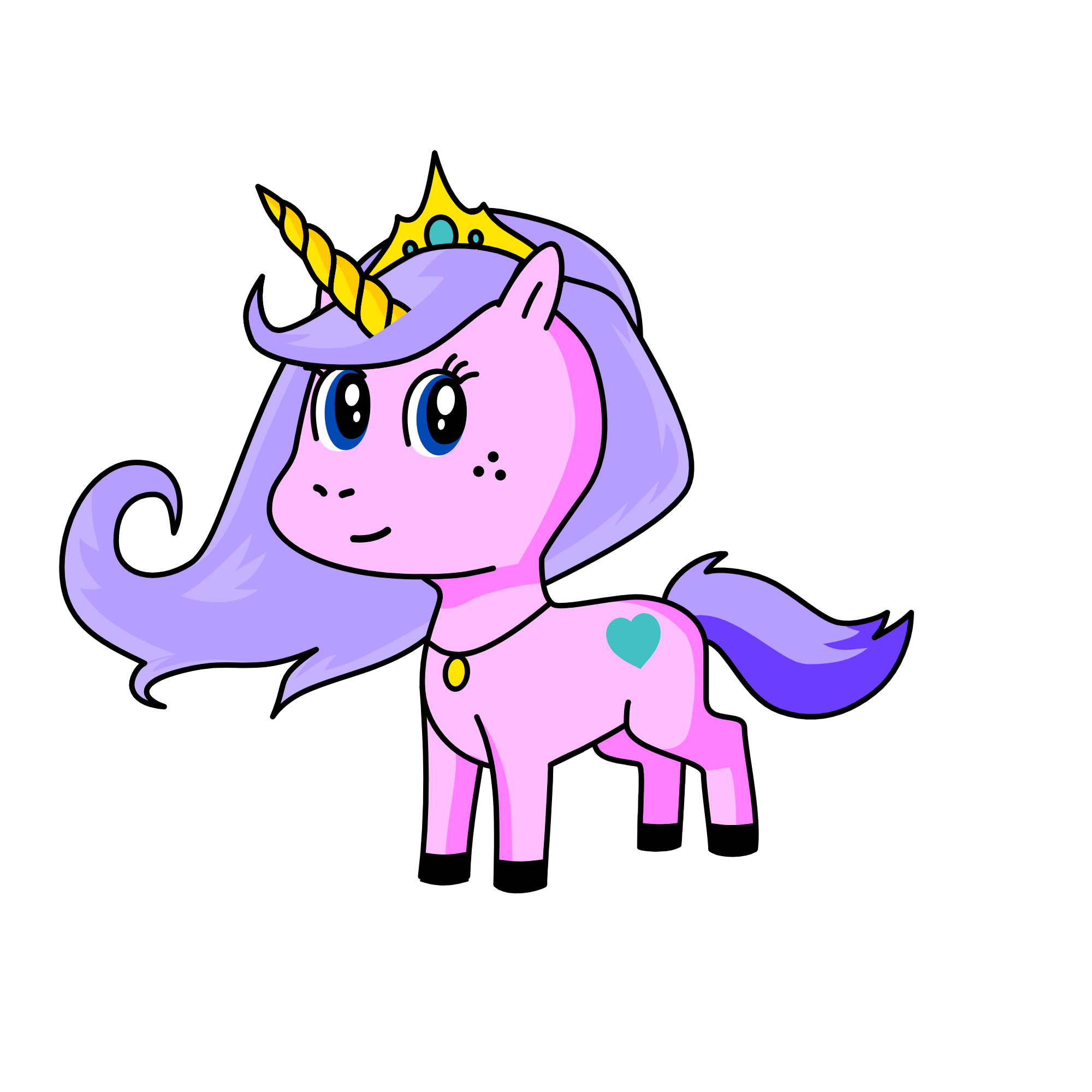 LOVEY, the unicorn