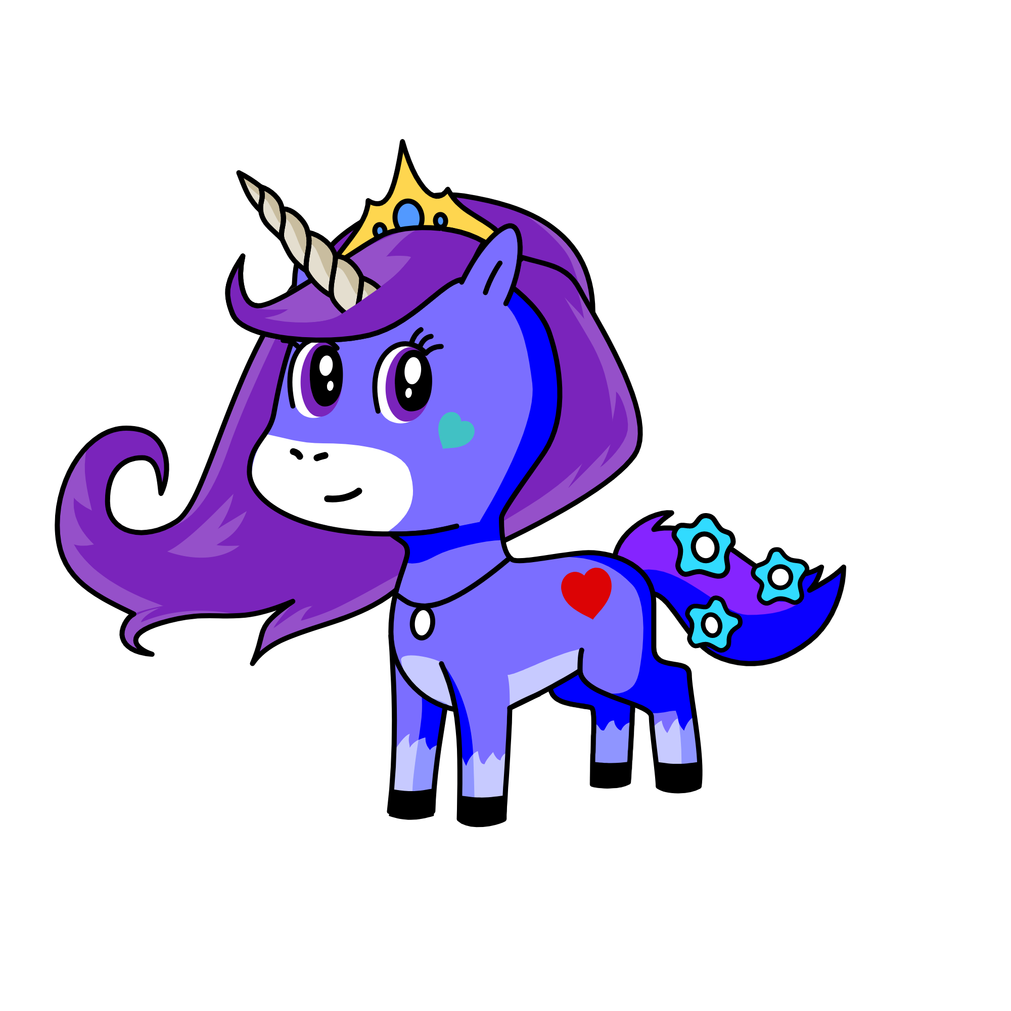 Midnight, the unicorn