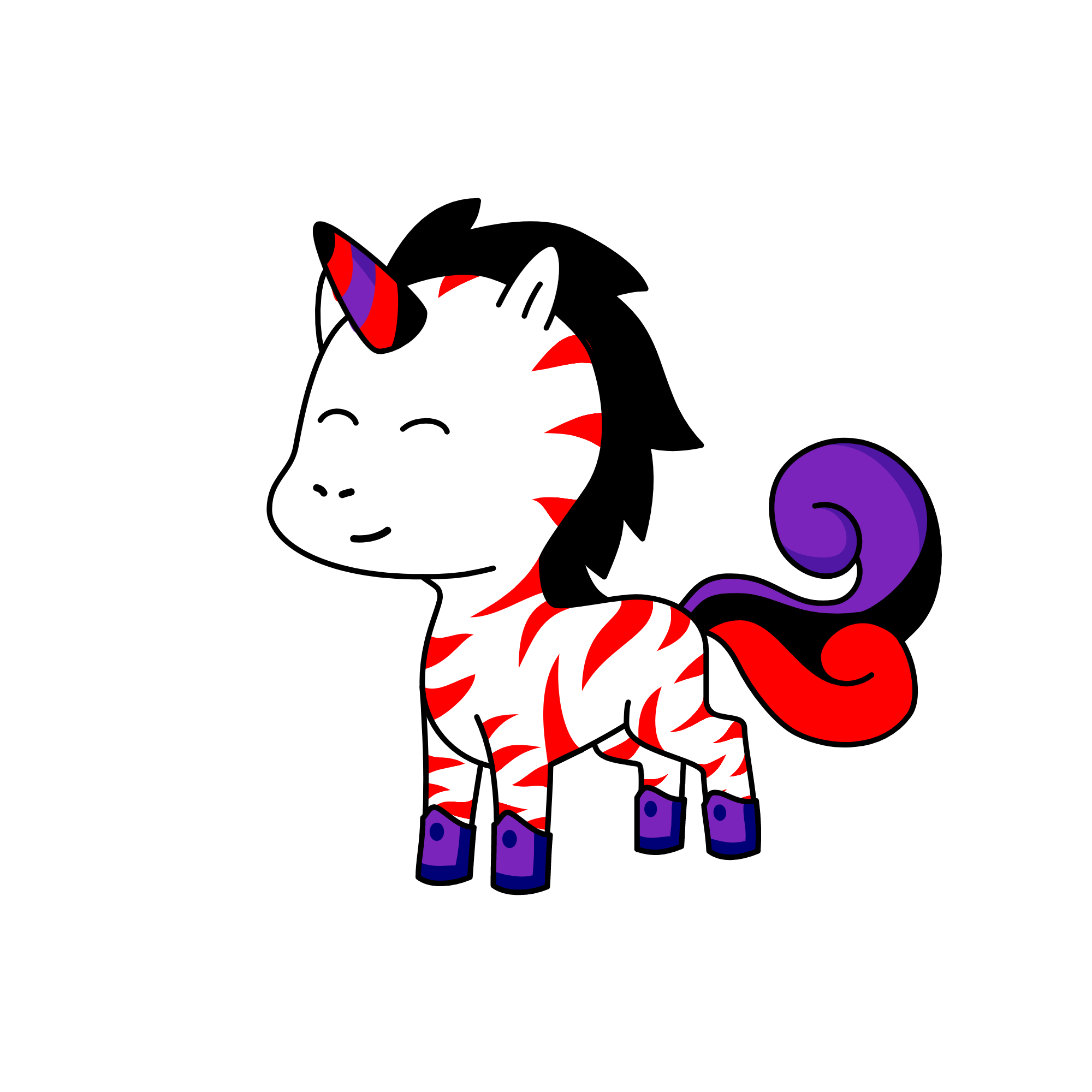 my gendrblend, the unicorn