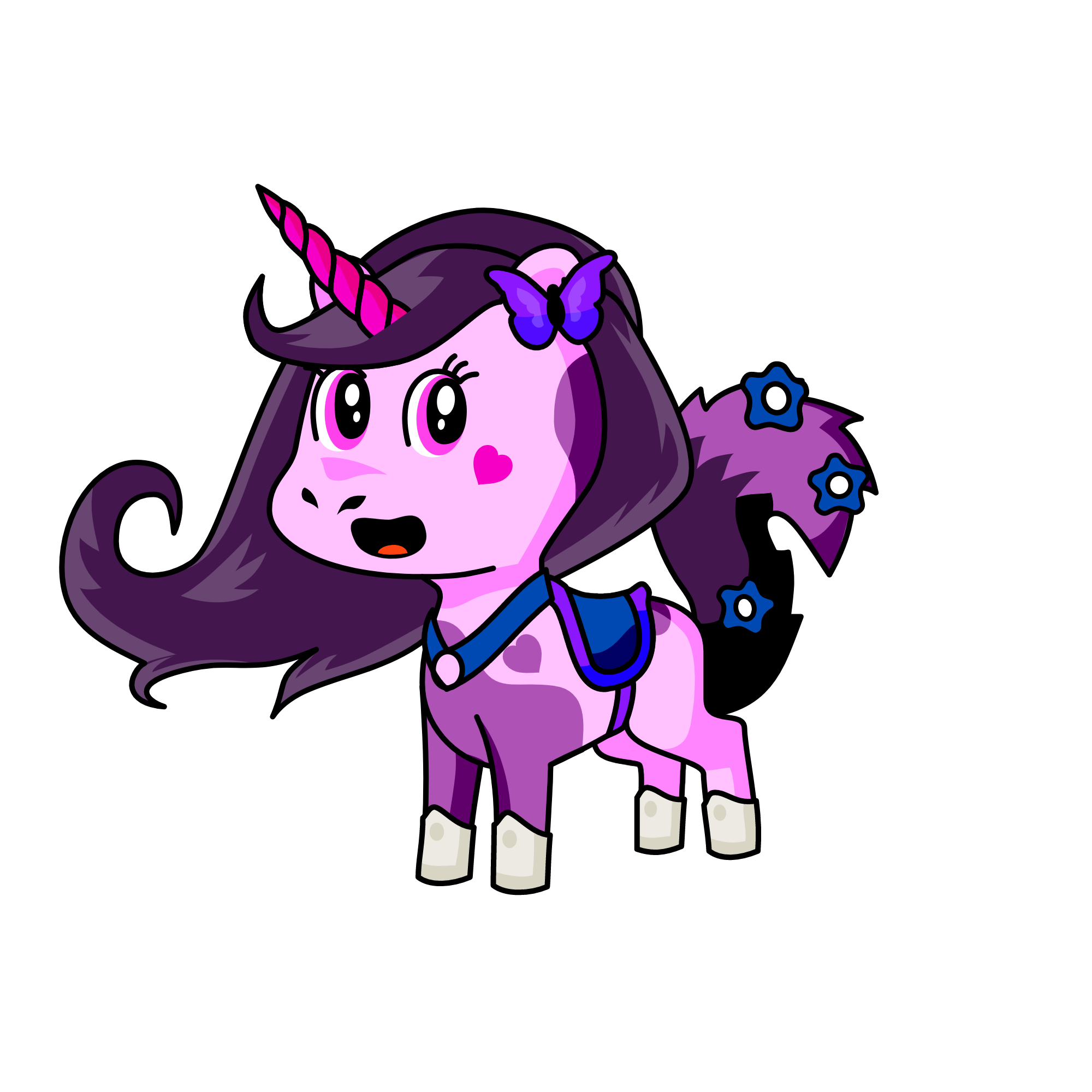 pinky, the unicorn