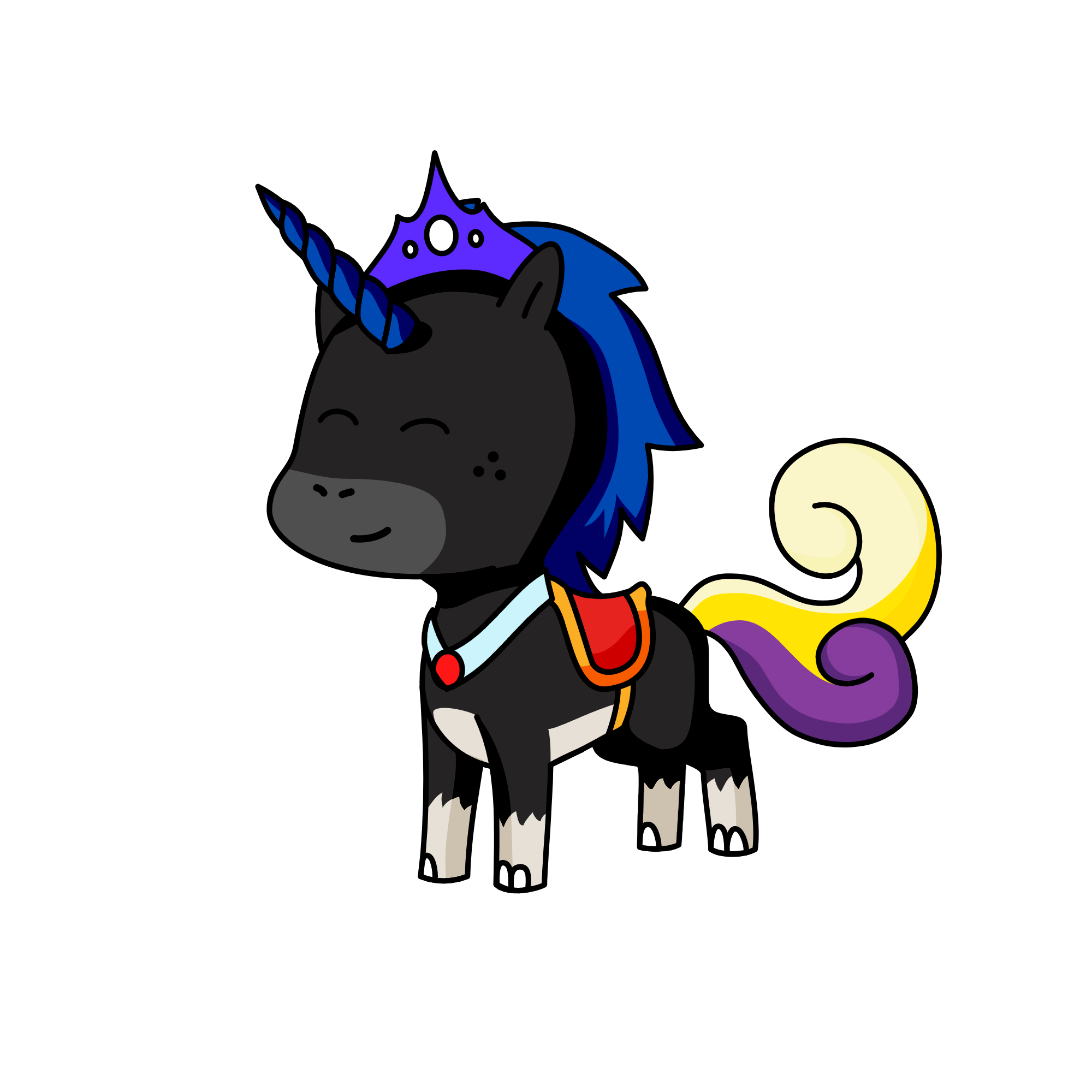 Nighty, the unicorn