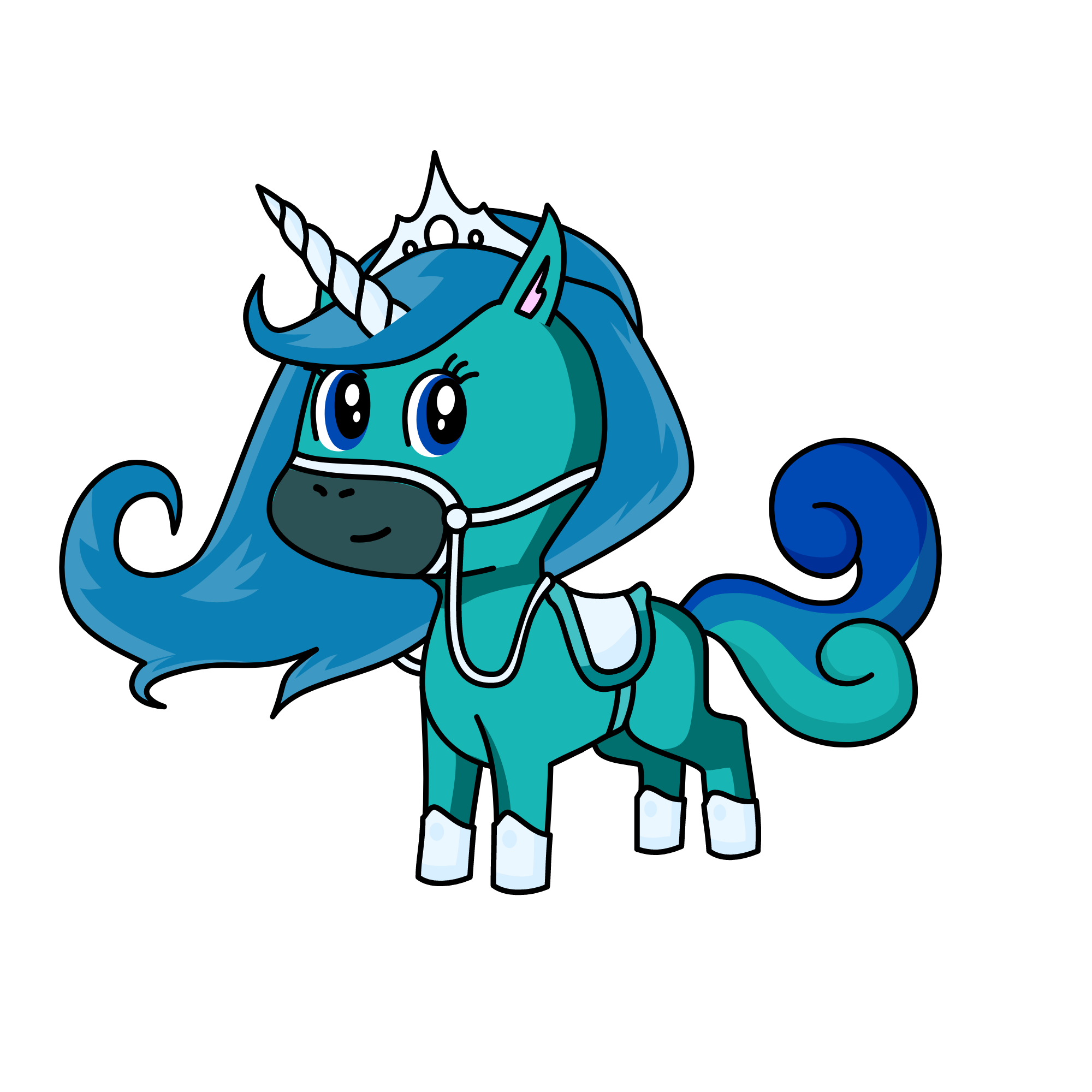 Moonlight, the unicorn