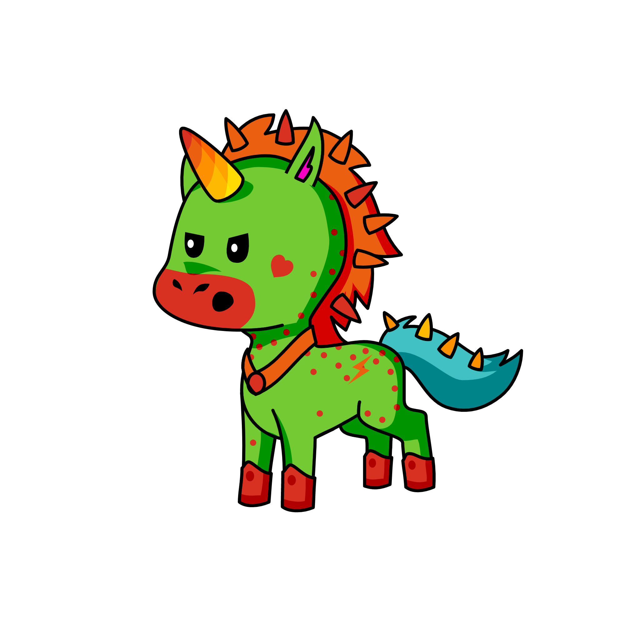 Drageon, the unicorn