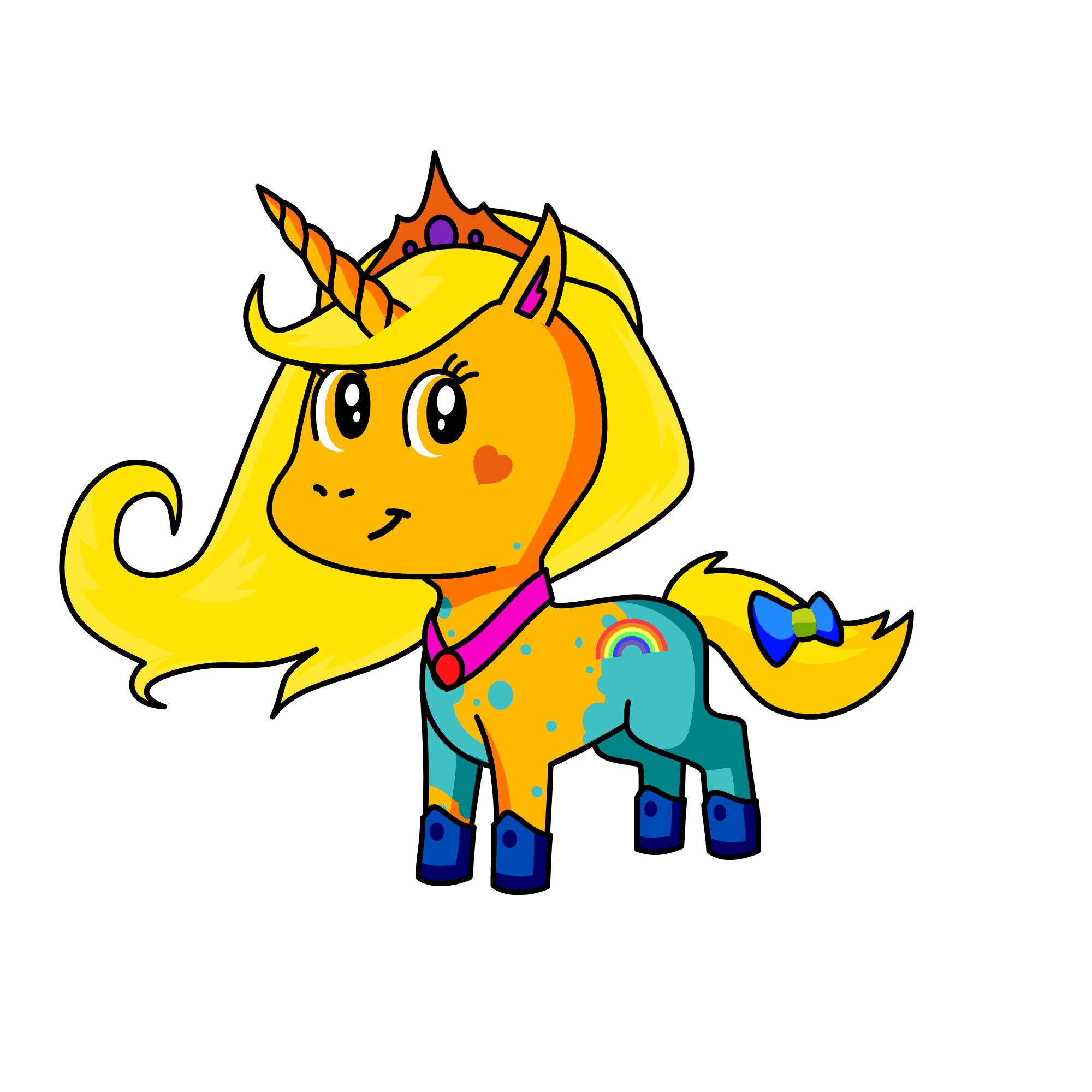 Sun, the unicorn