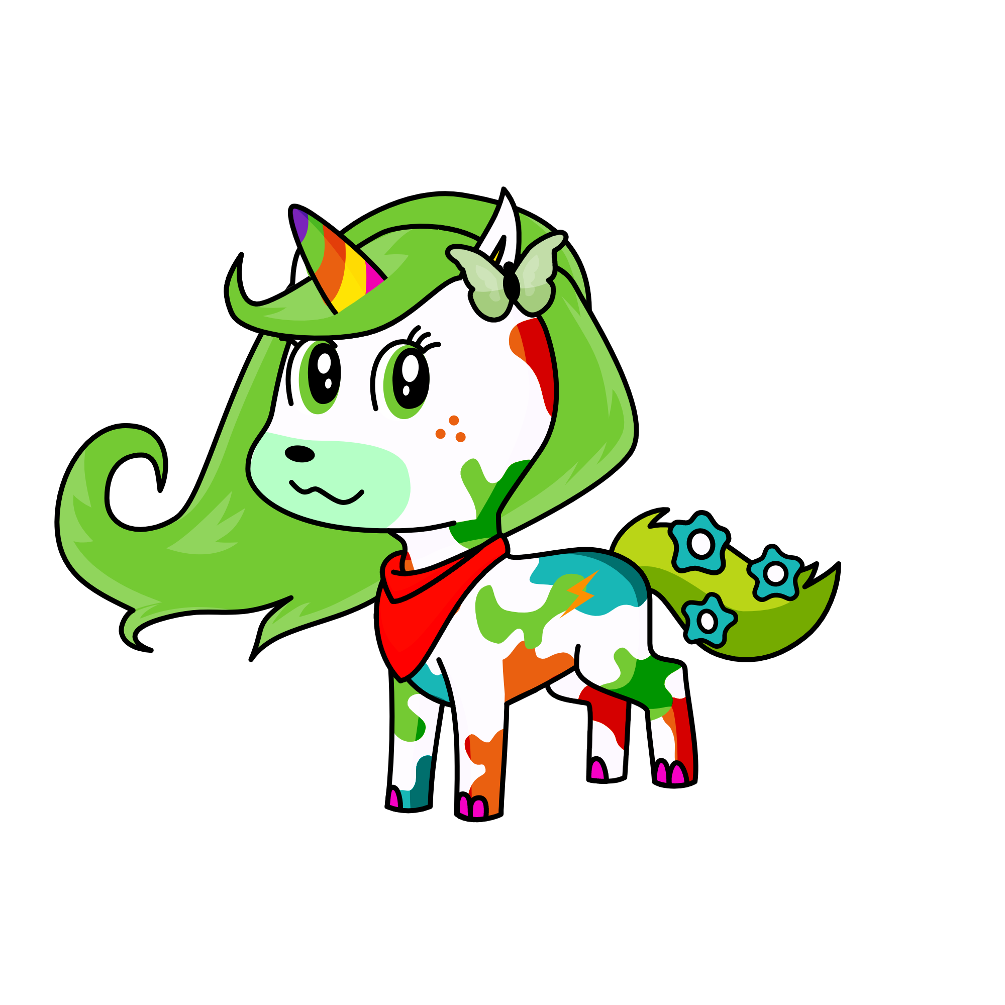 Rose, the unicorn