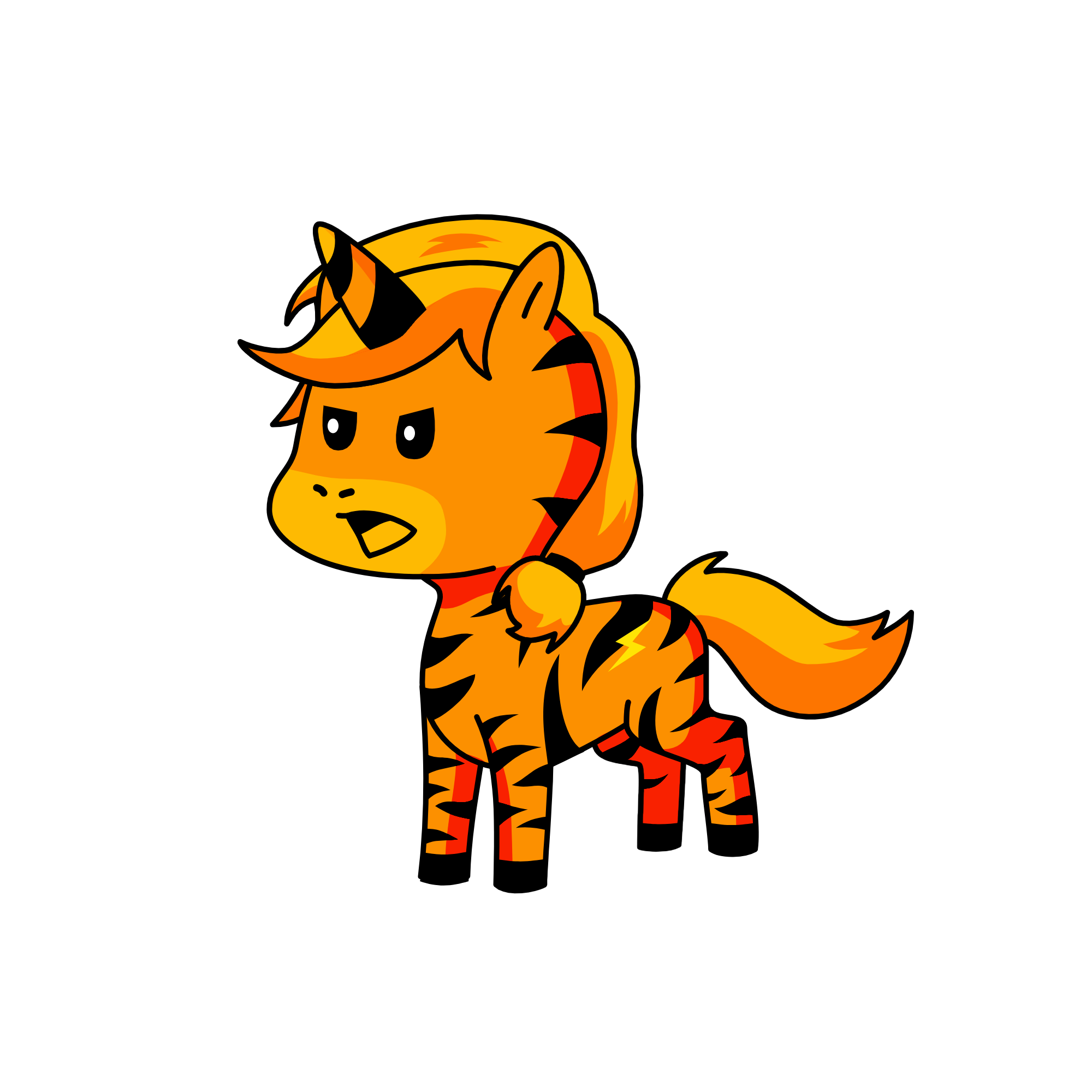 Tiger, the unicorn