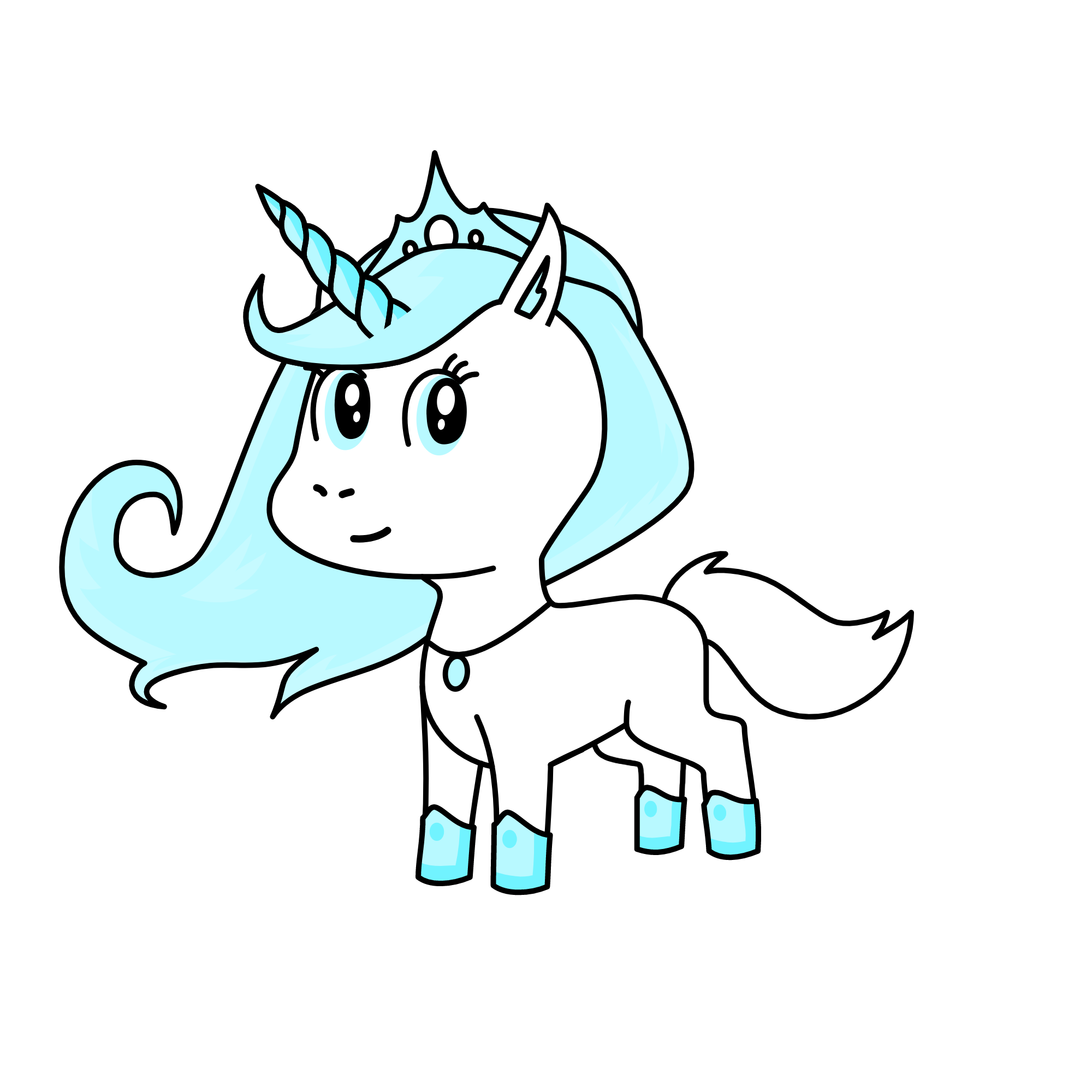 Ice Princess, the unicorn