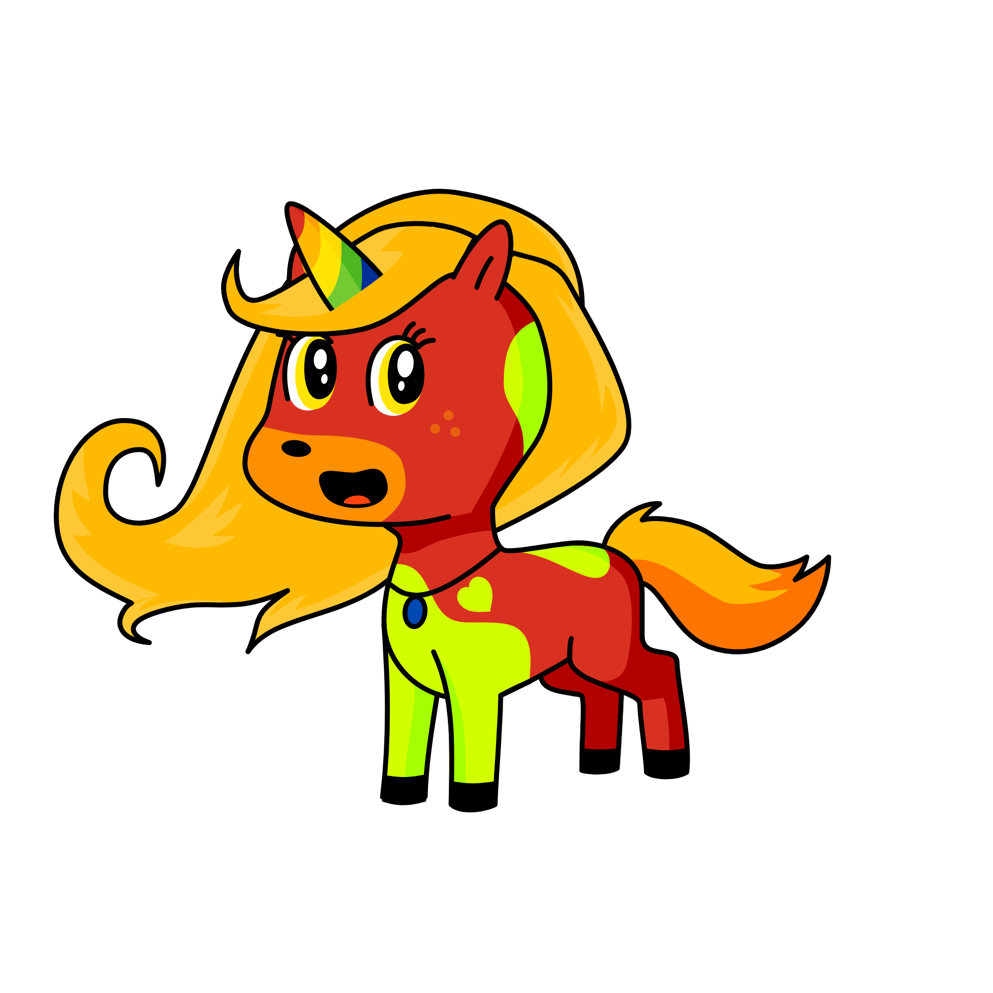 Hiya, the unicorn