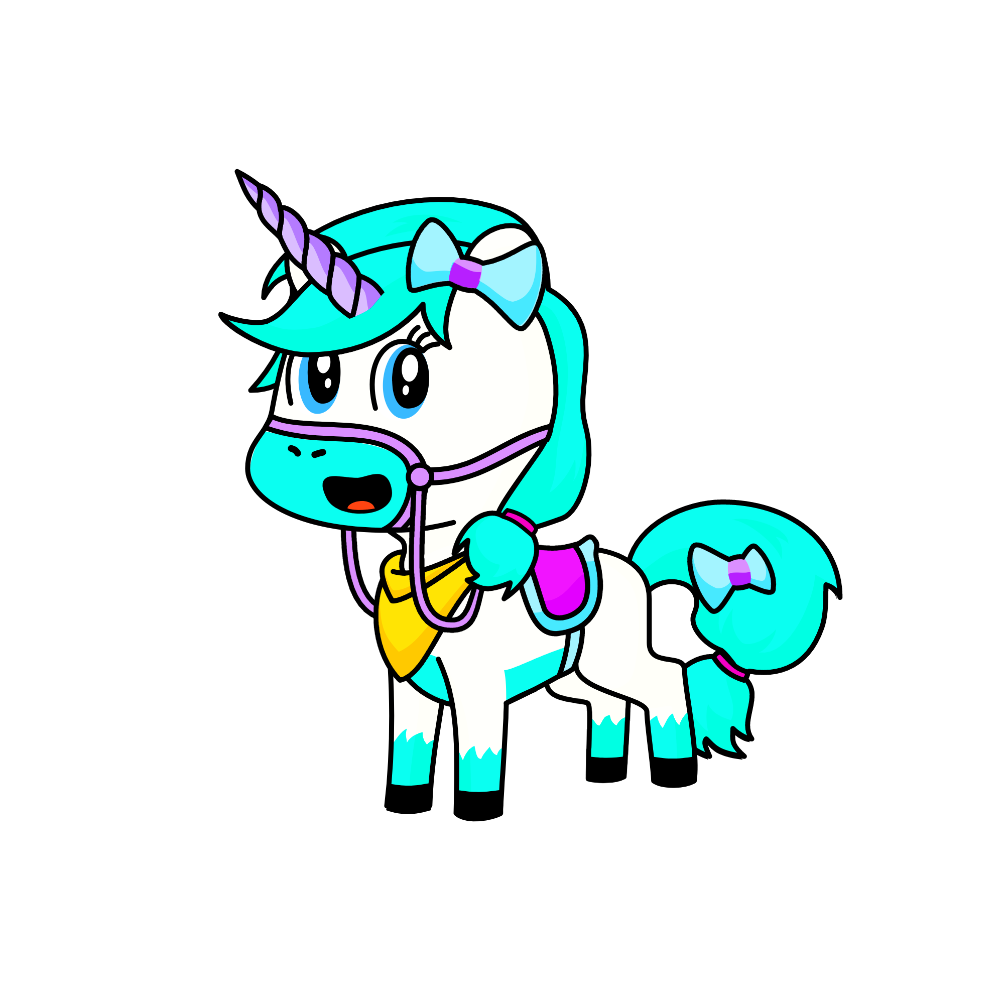 Crystal Star Shooter, the unicorn