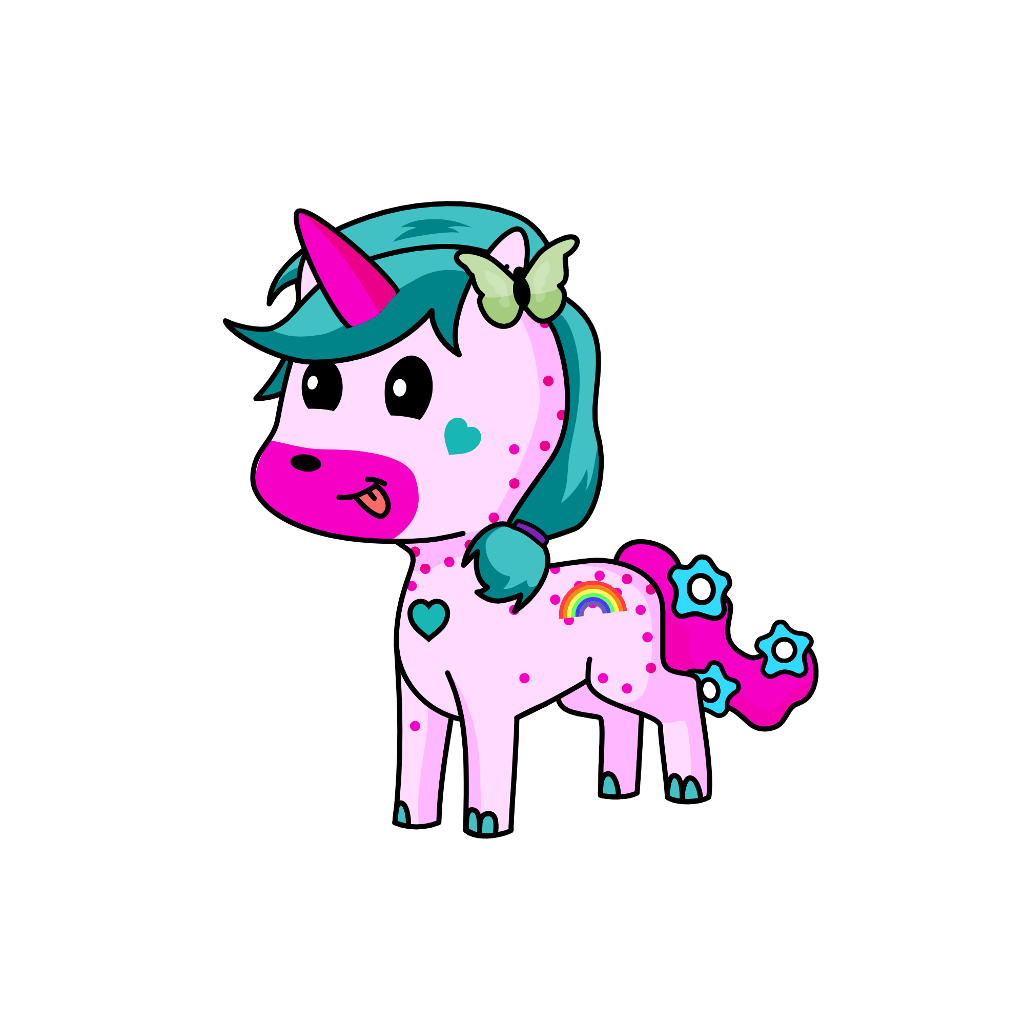 cotton candy, the unicorn