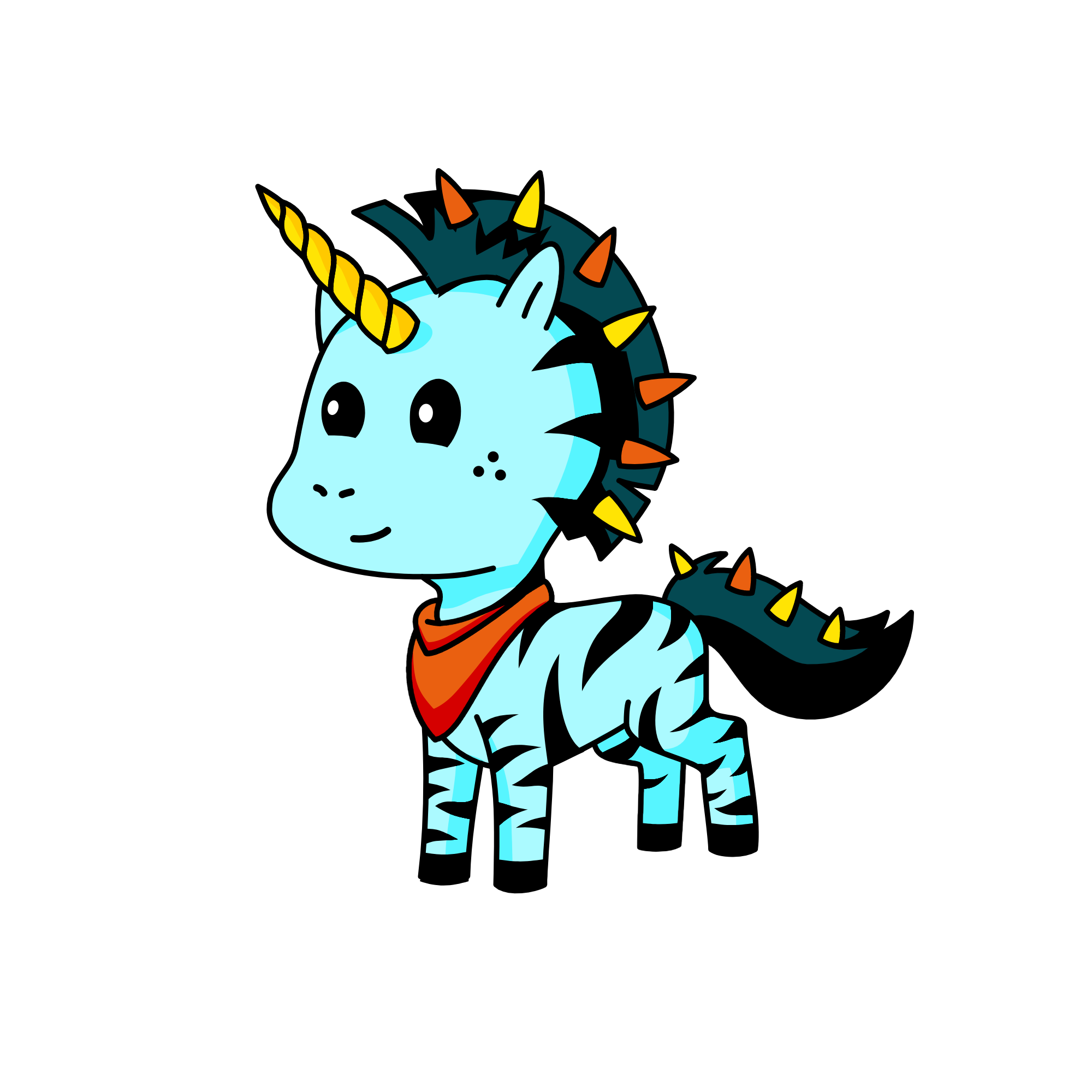 Solstice the Strong, the unicorn
