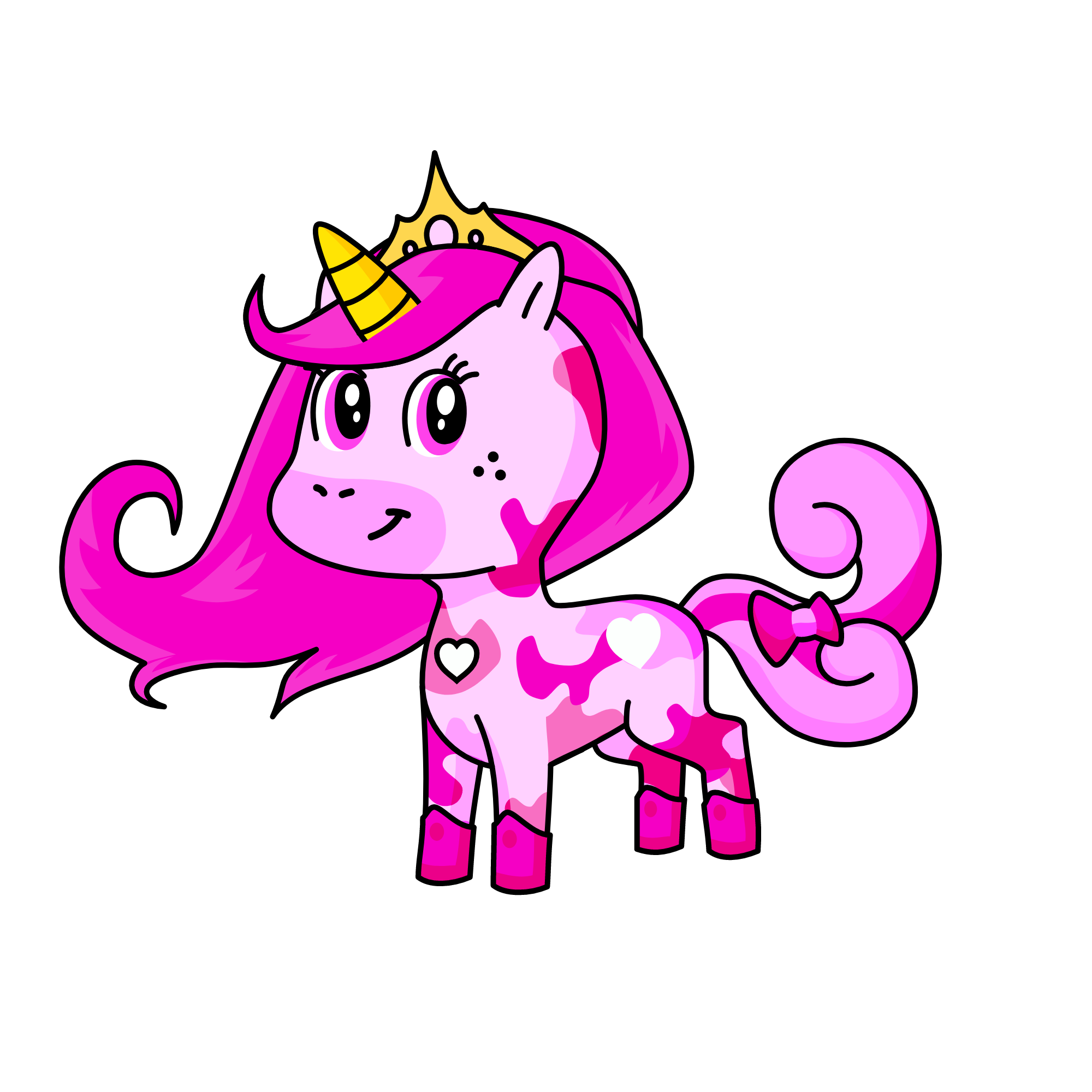 princsses pinky, the unicorn