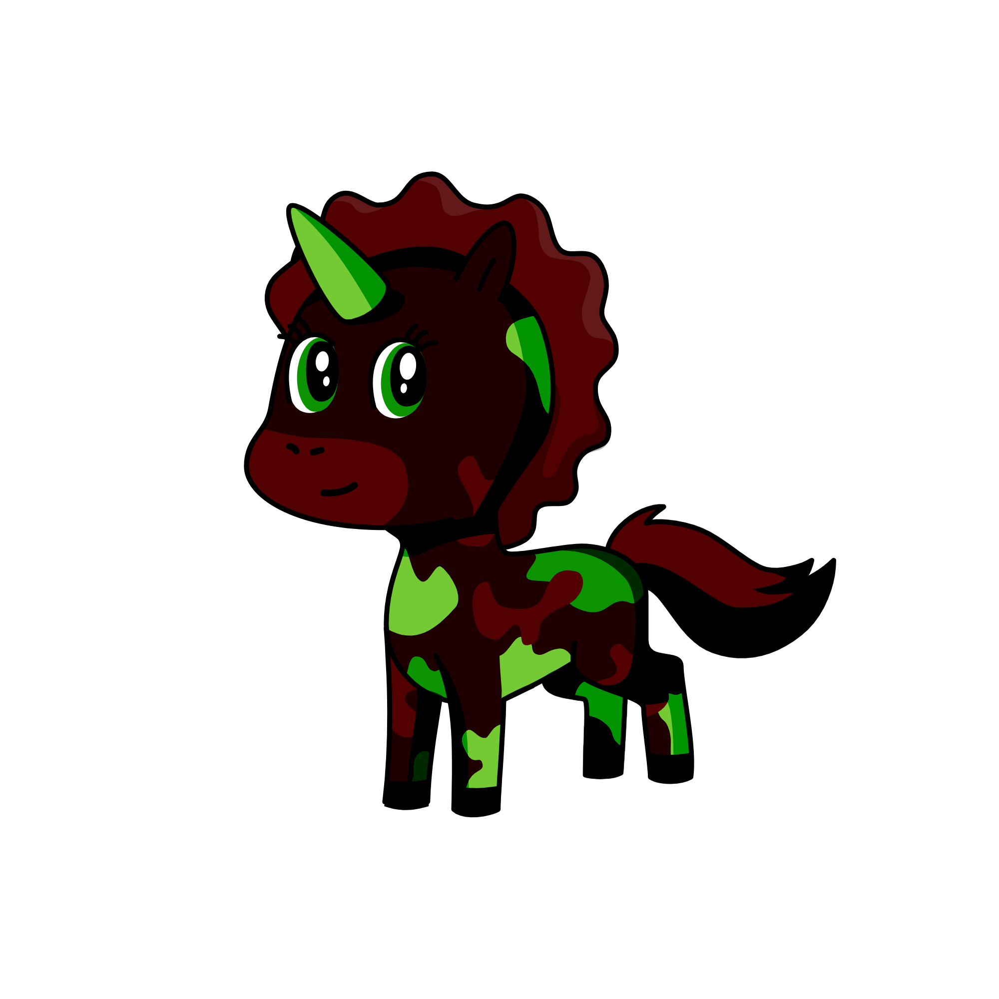 camo carl, the unicorn
