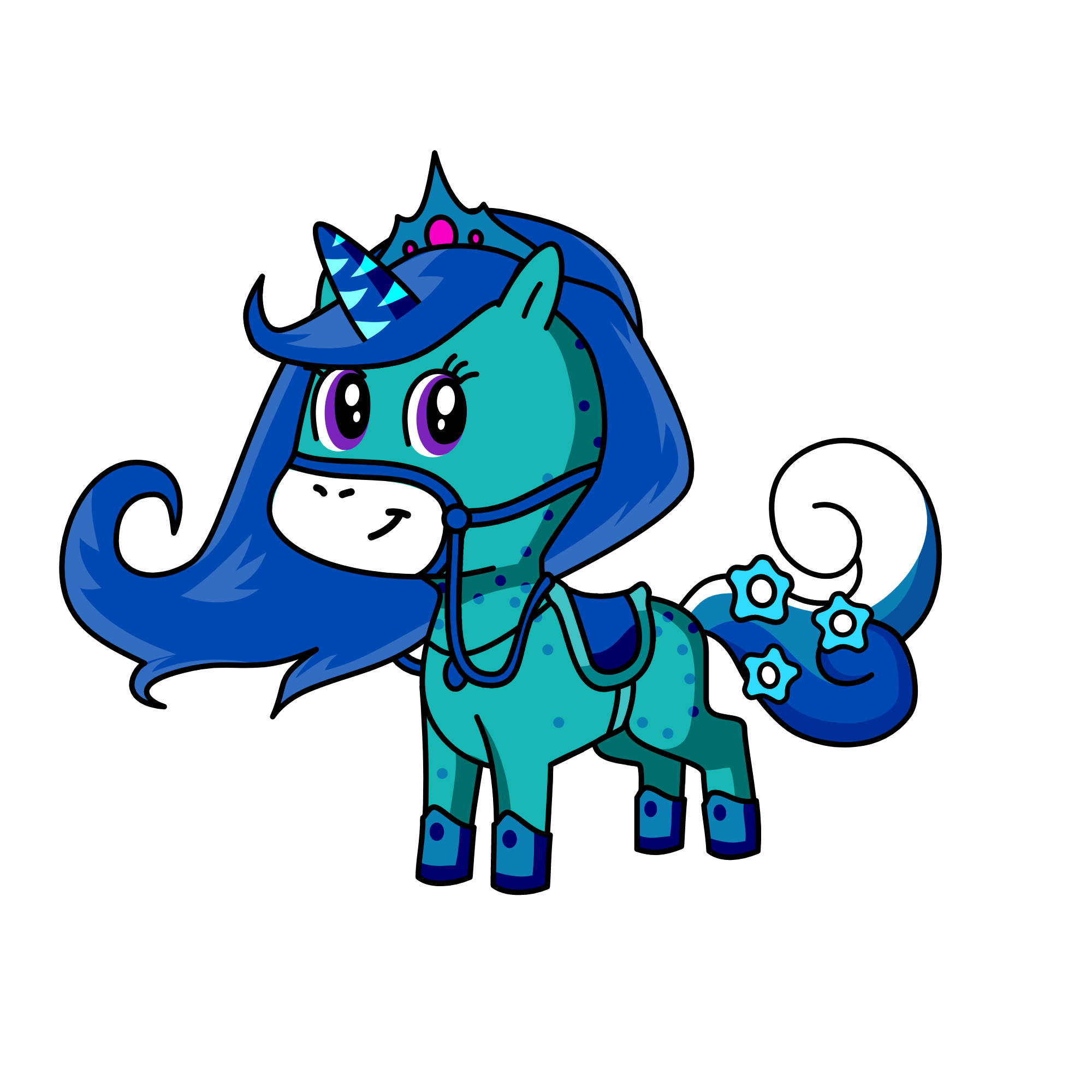 Queen Of Snow, the unicorn