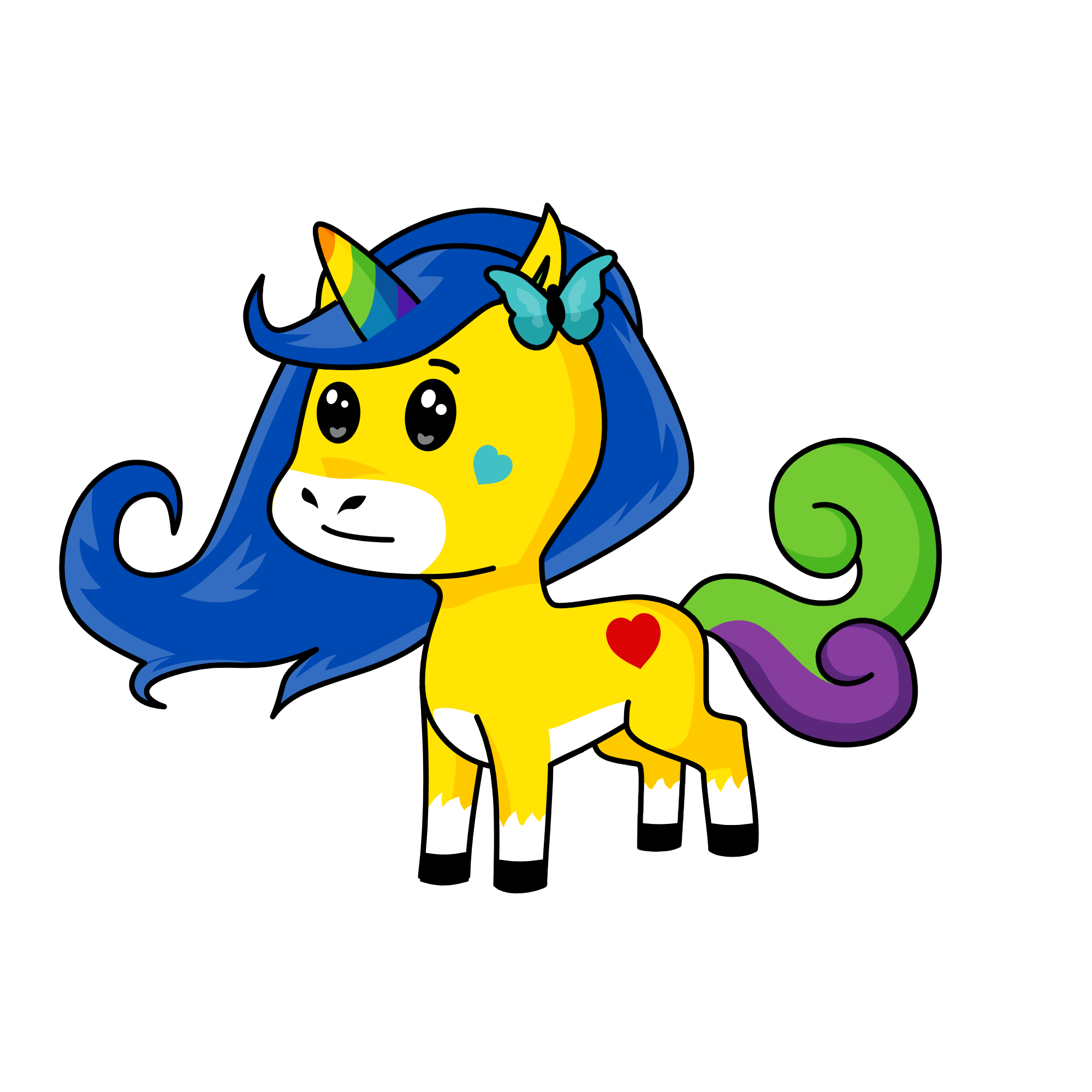 Honey, the unicorn