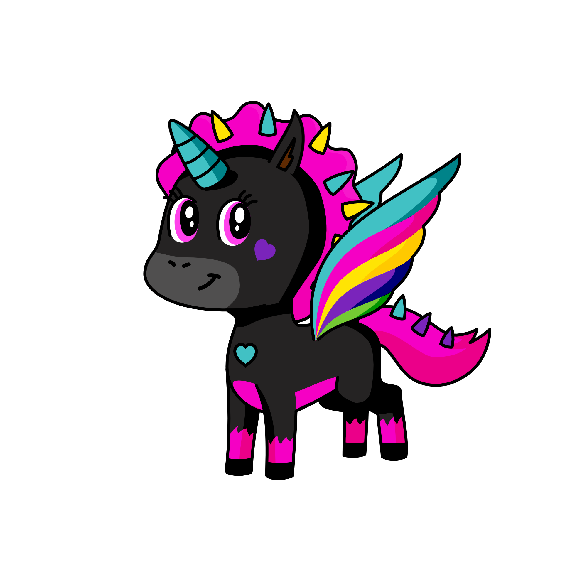 Sketchy, the unicorn