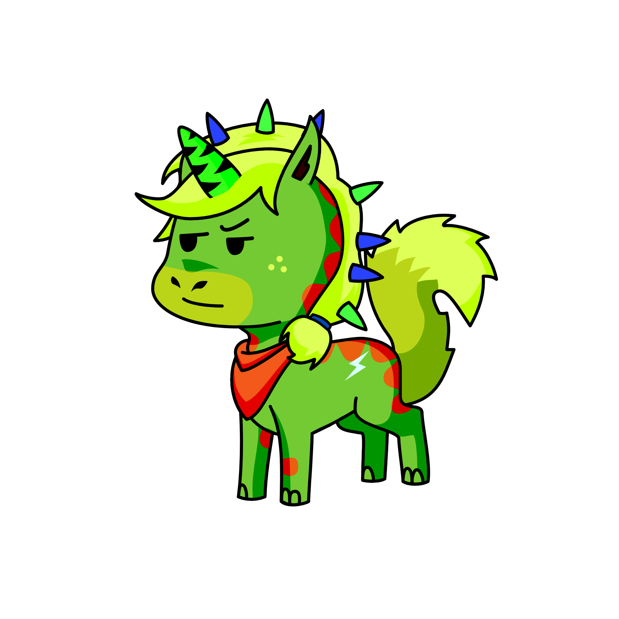 JAN QUIC JELLY, the unicorn