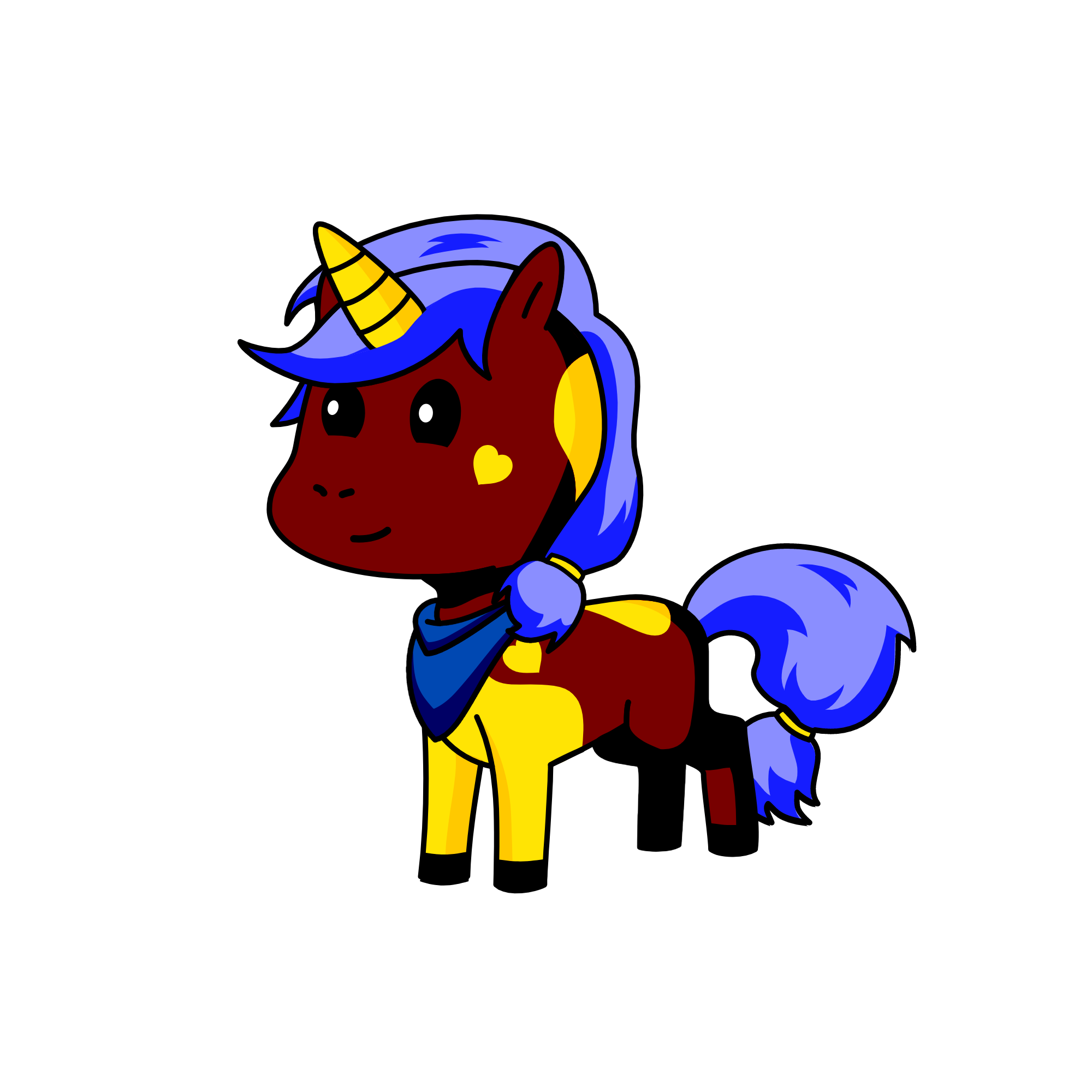 Orielle the Calm, the unicorn