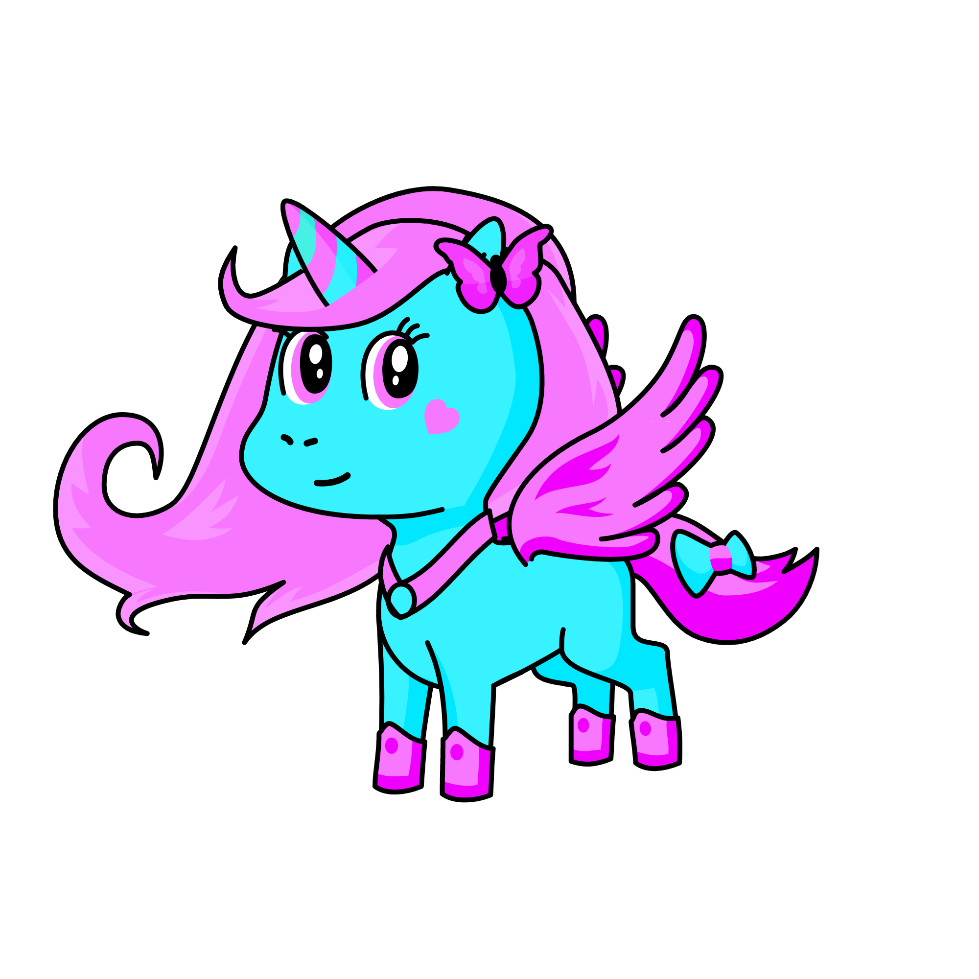 cotton candy, the unicorn