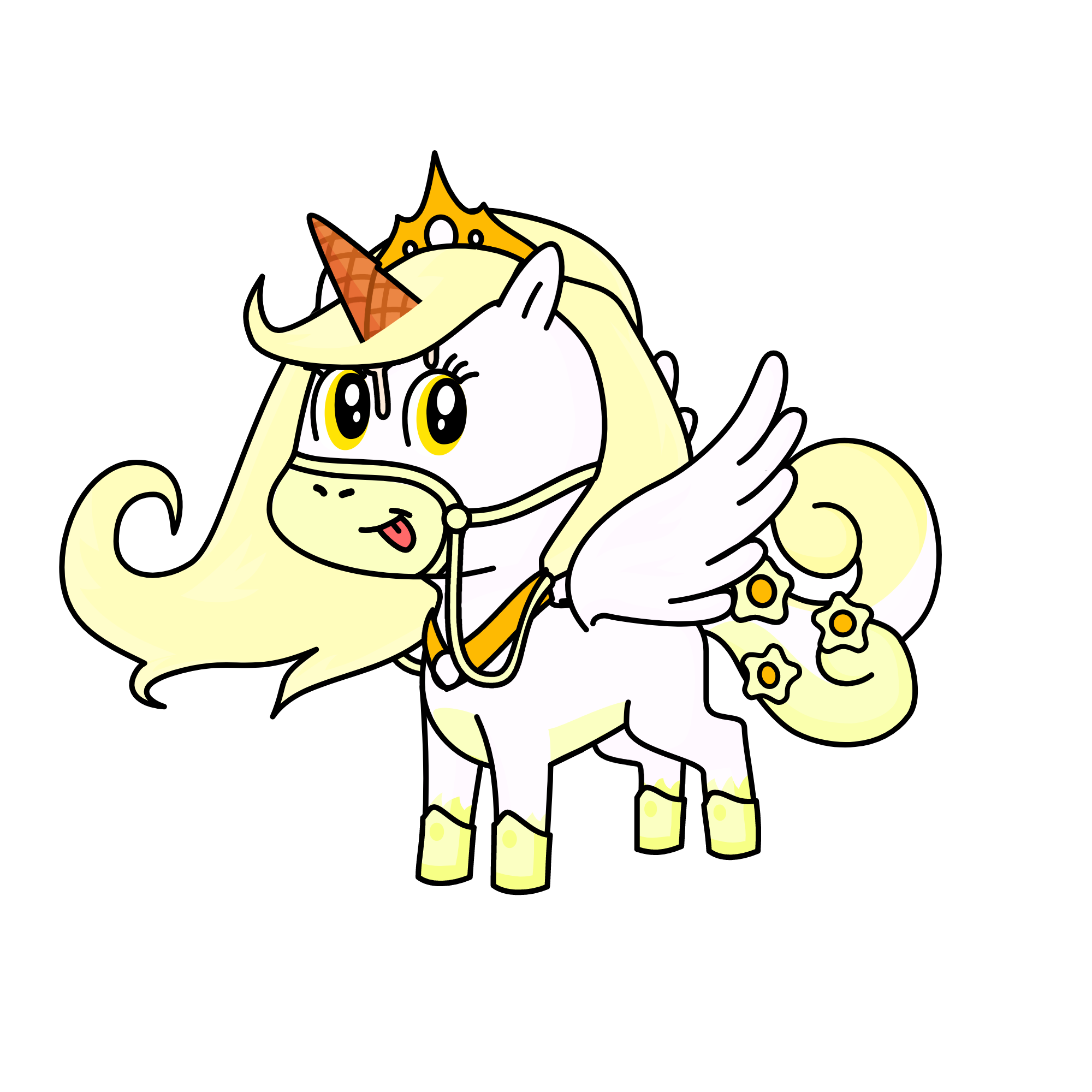 Princess Ice Cream, the unicorn