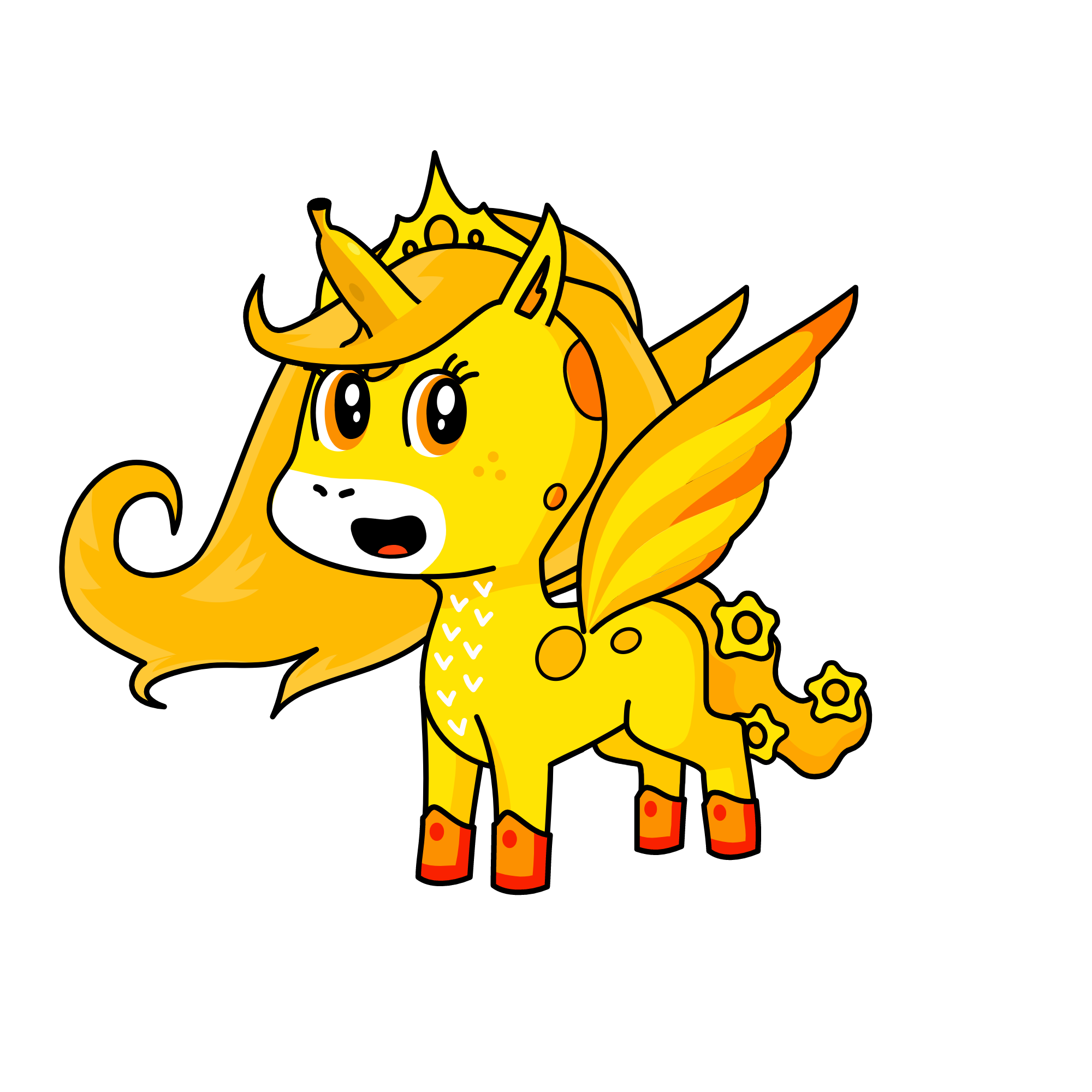Banana Princess, the unicorn