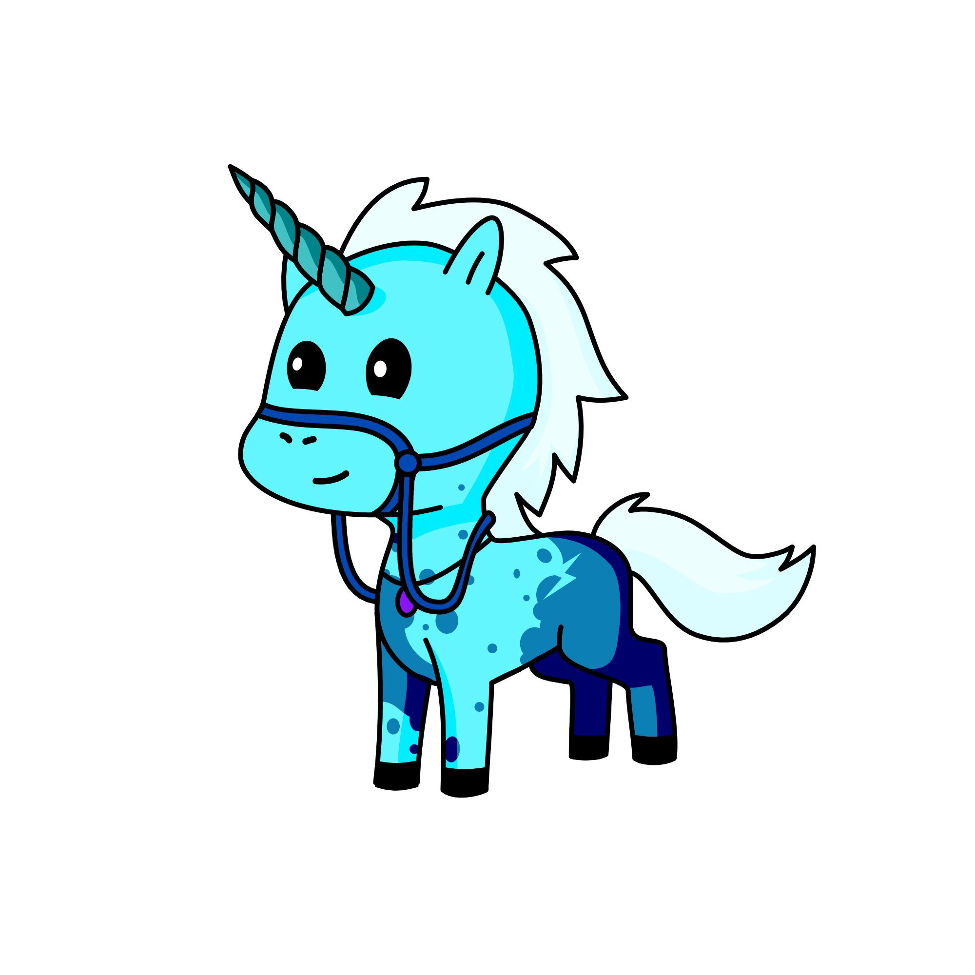Suki of the Mountains, the unicorn