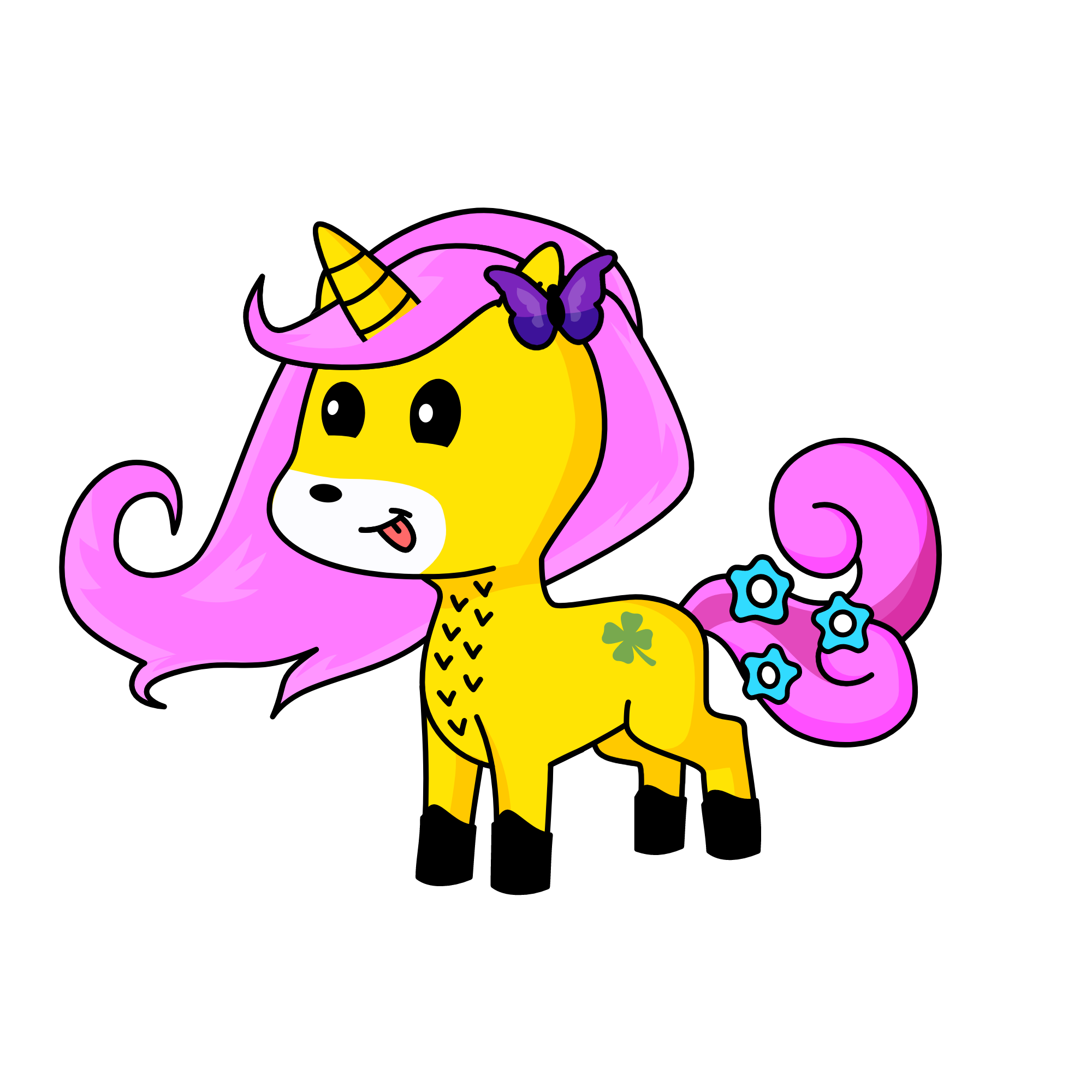 fluttershy, the unicorn