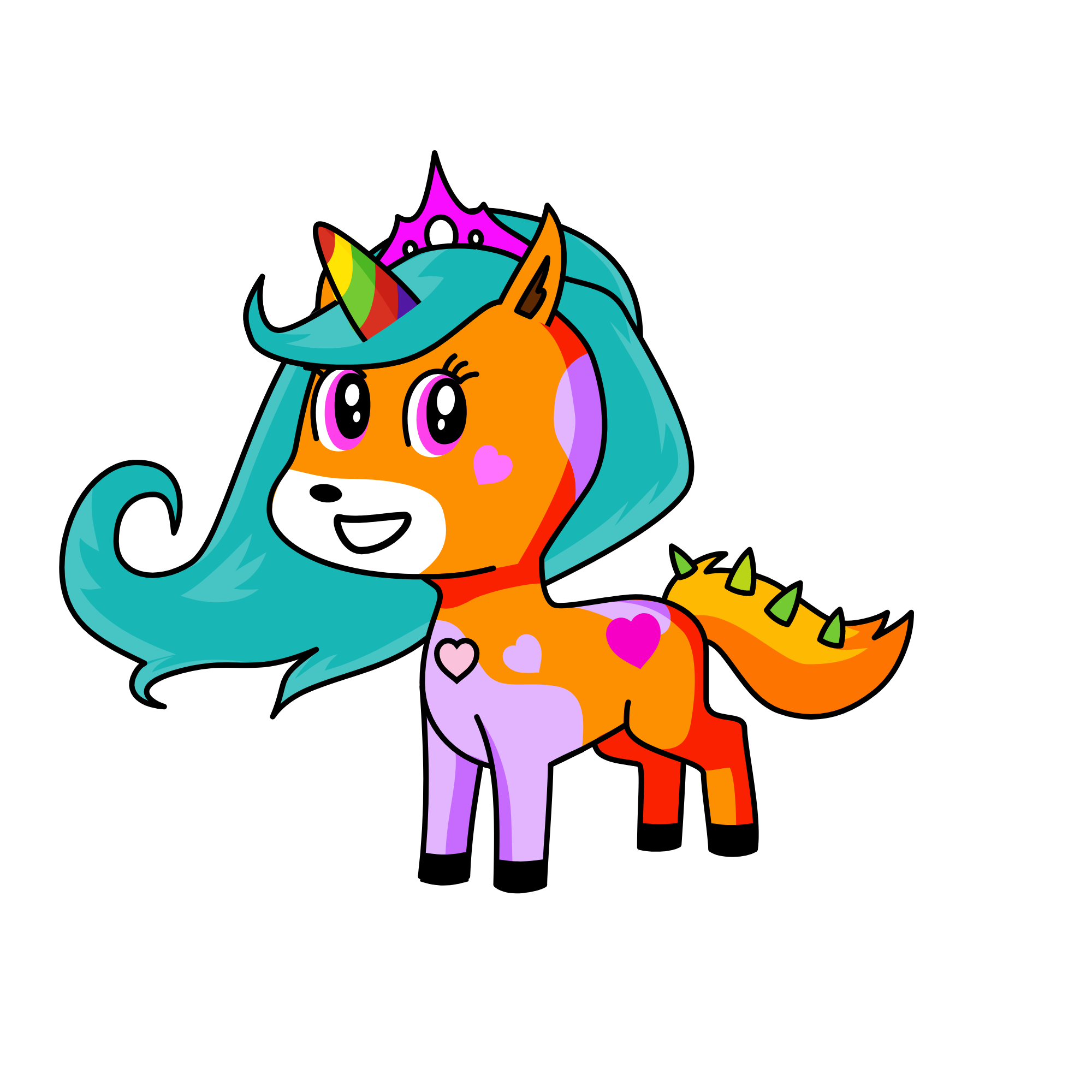 Nievily, the unicorn