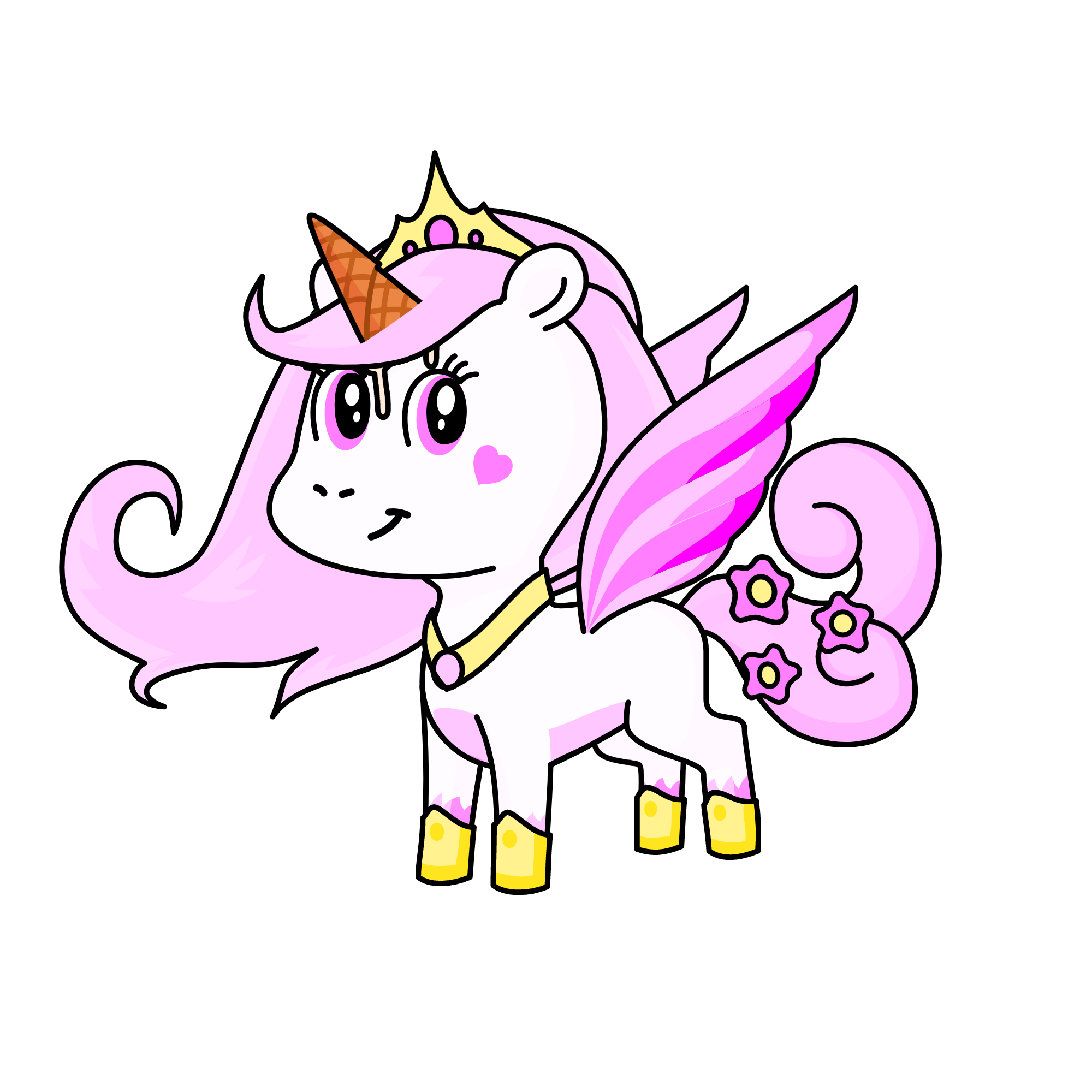 Blossom The Princess of the Unicorns, the unicorn