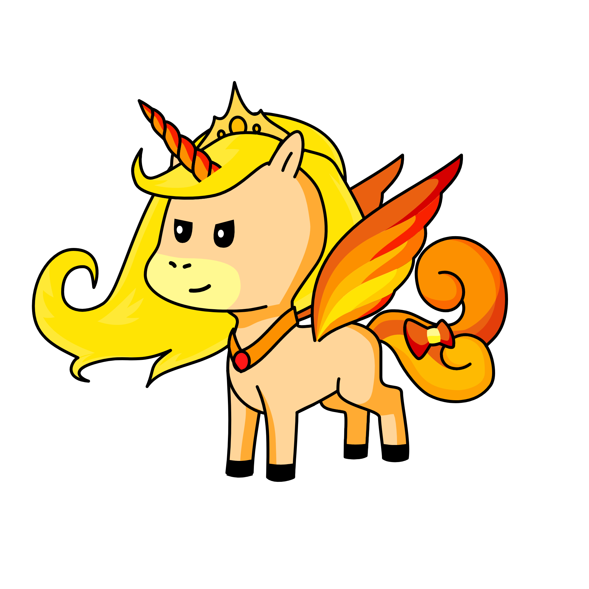 Fall, the unicorn