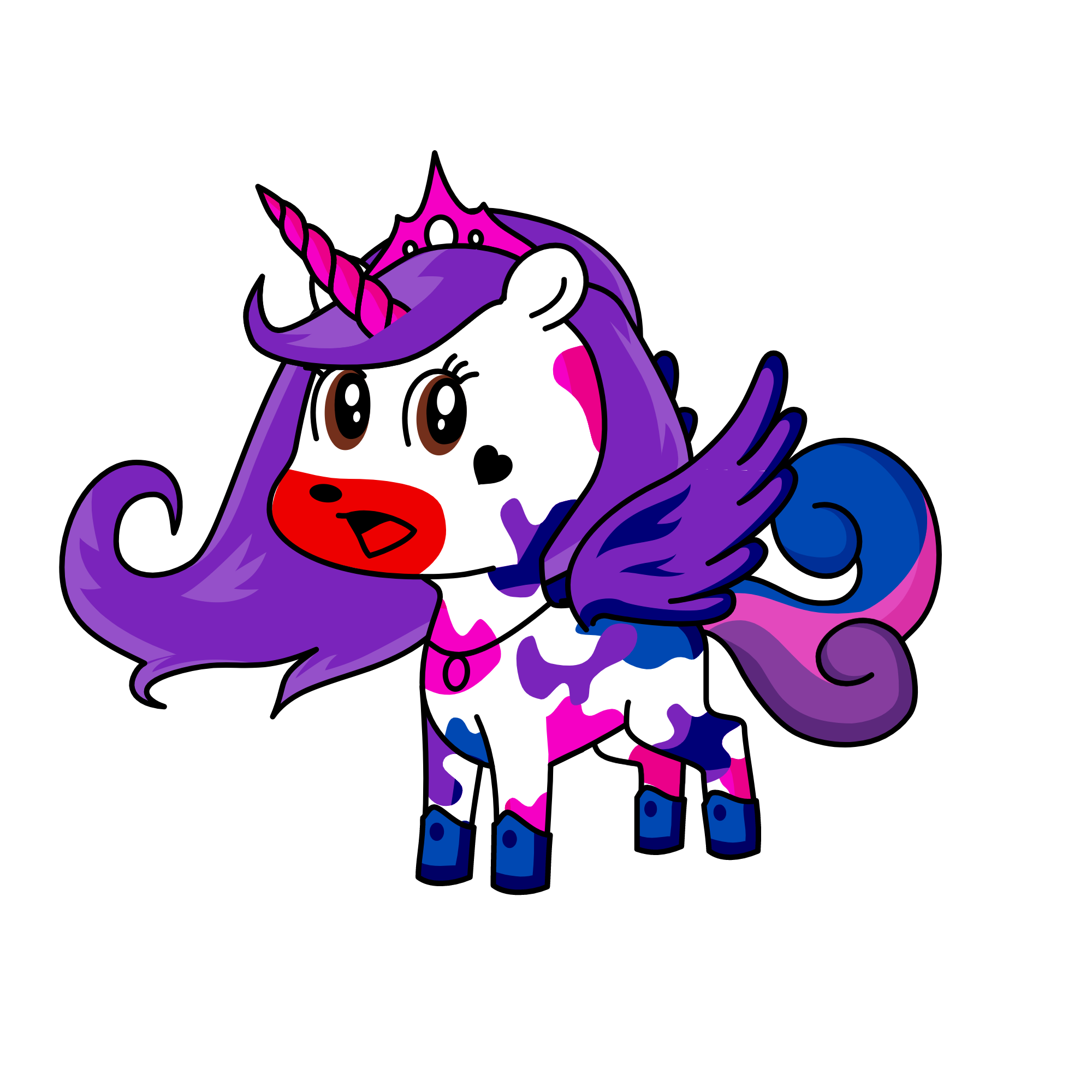 Harley Quiin/ From suiside sqoud, the unicorn