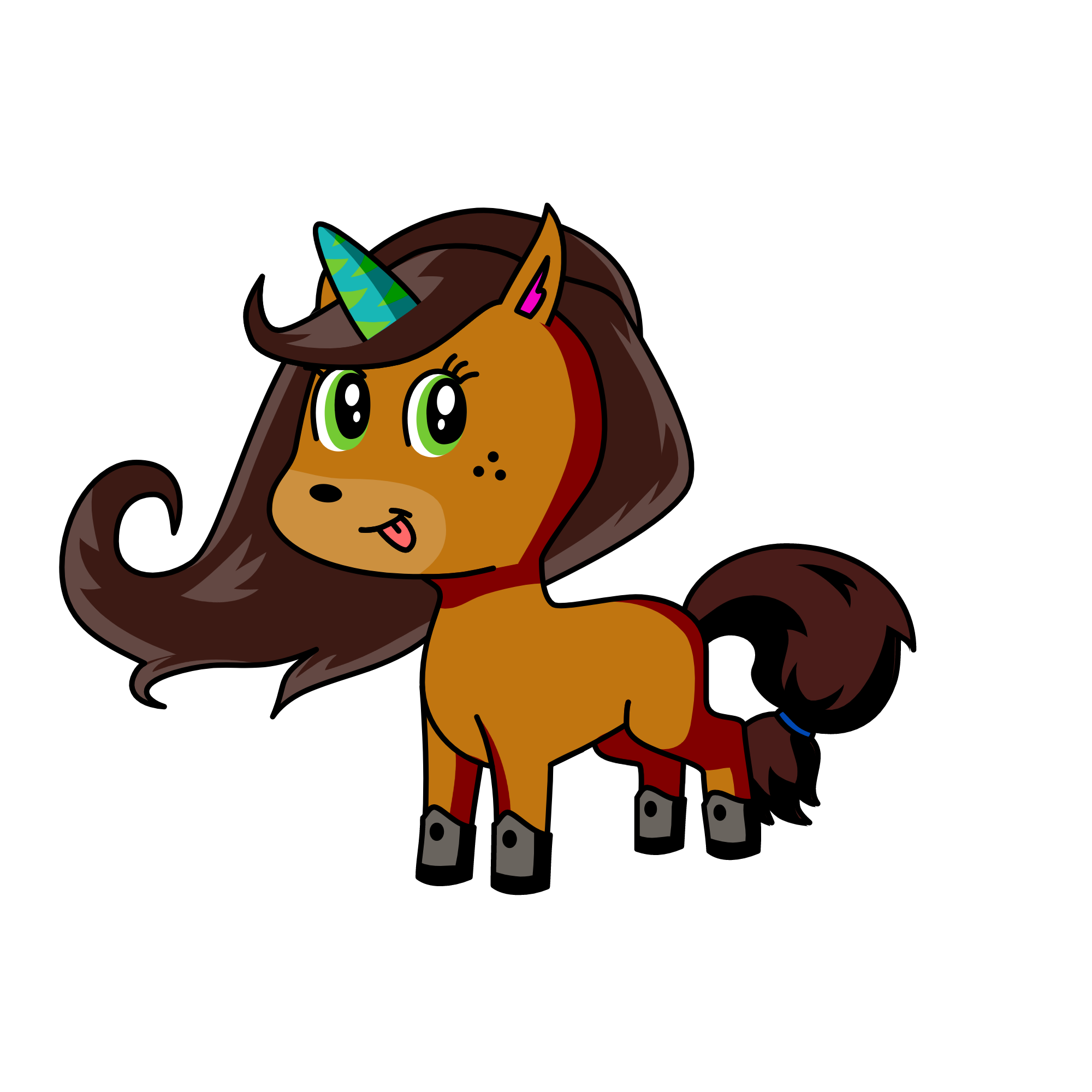 Evelyn, the unicorn