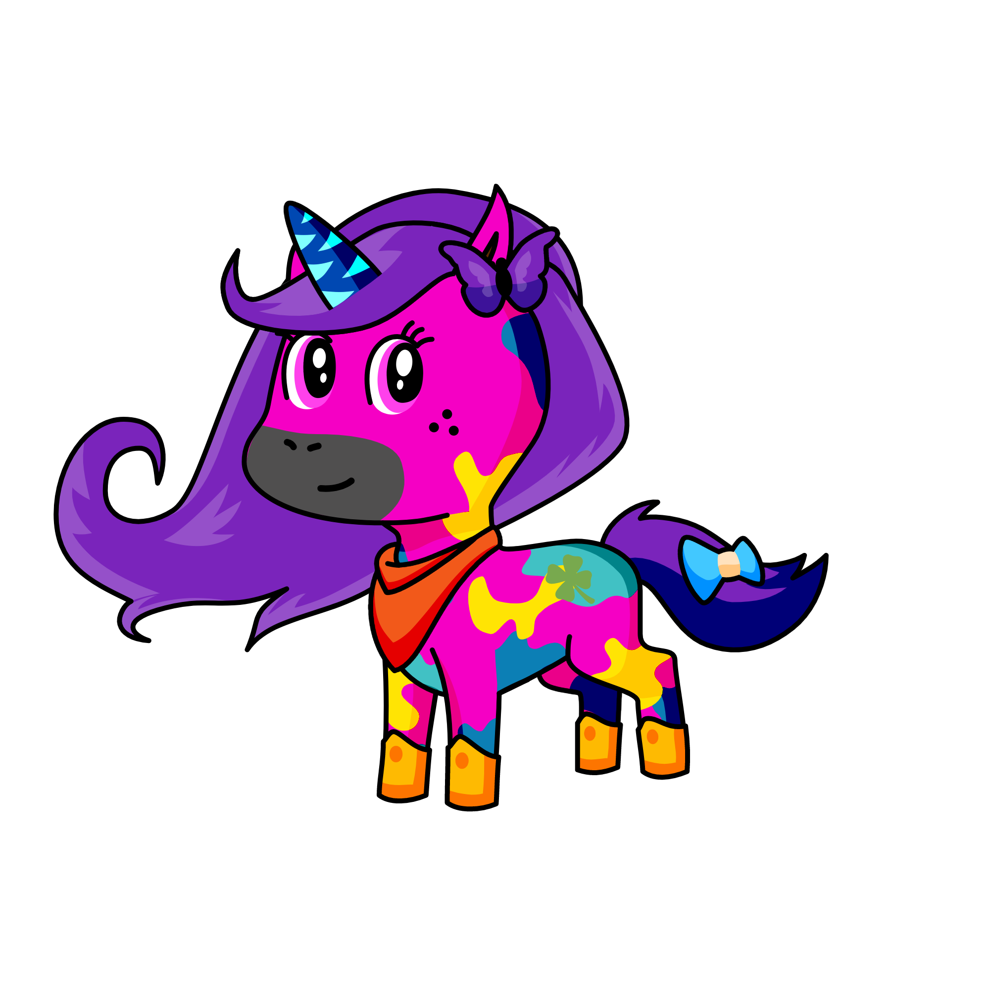 h, the unicorn