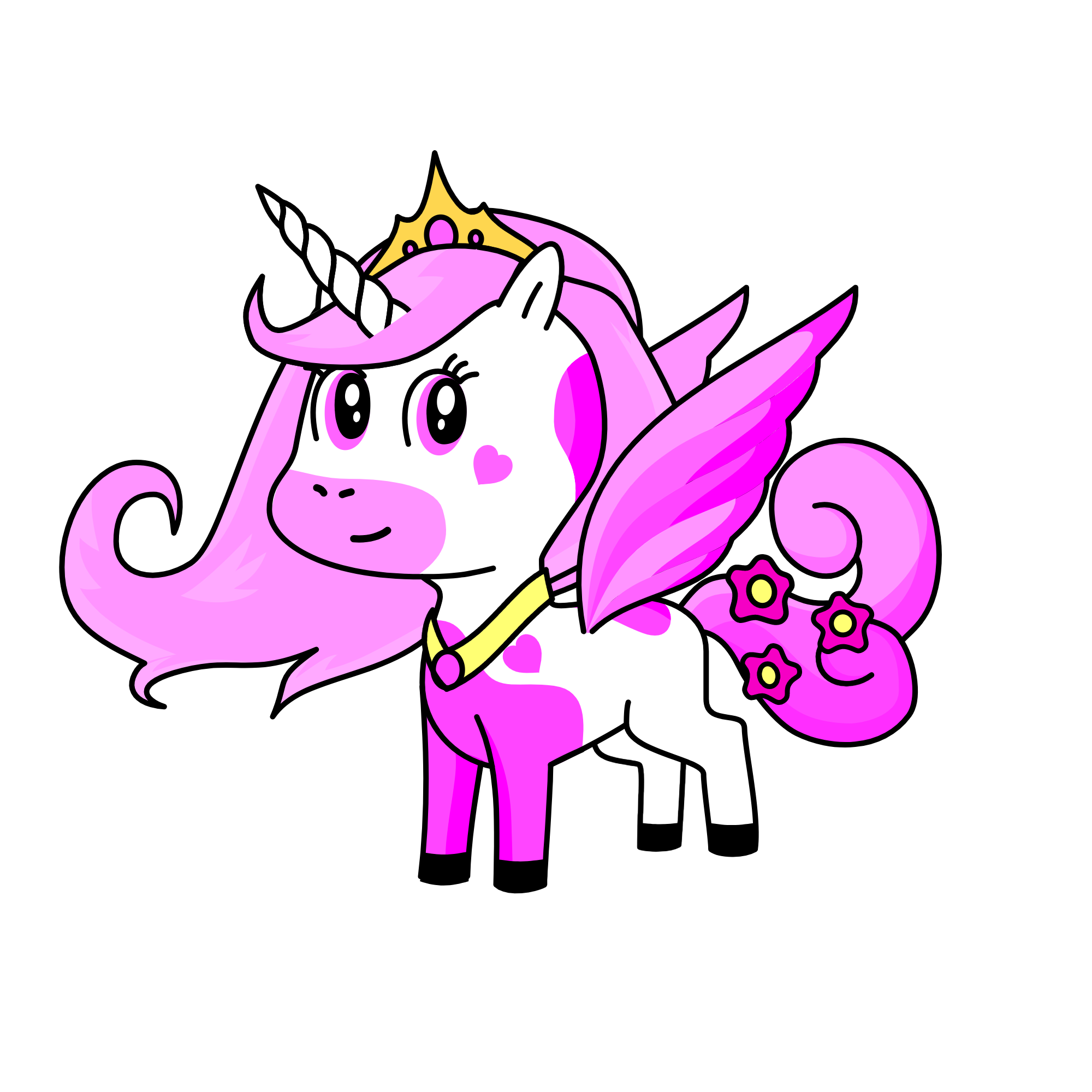 Strawberry Blossom, the unicorn